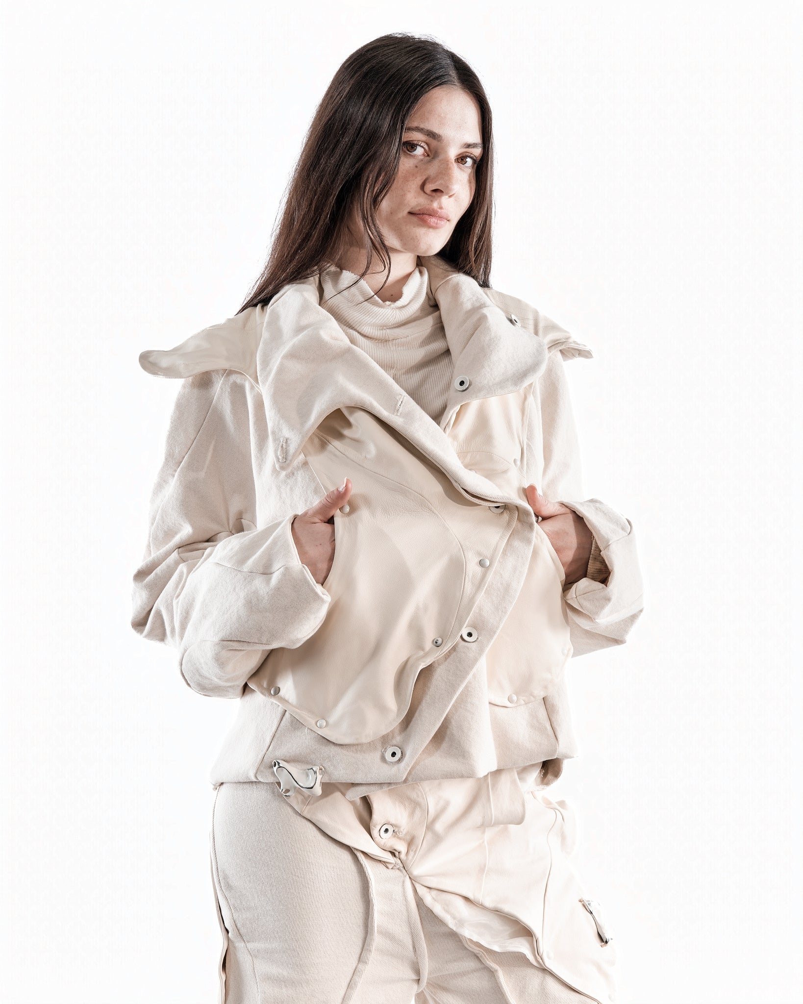 UNDYED LEATHER CERITH JACKET WOMENS