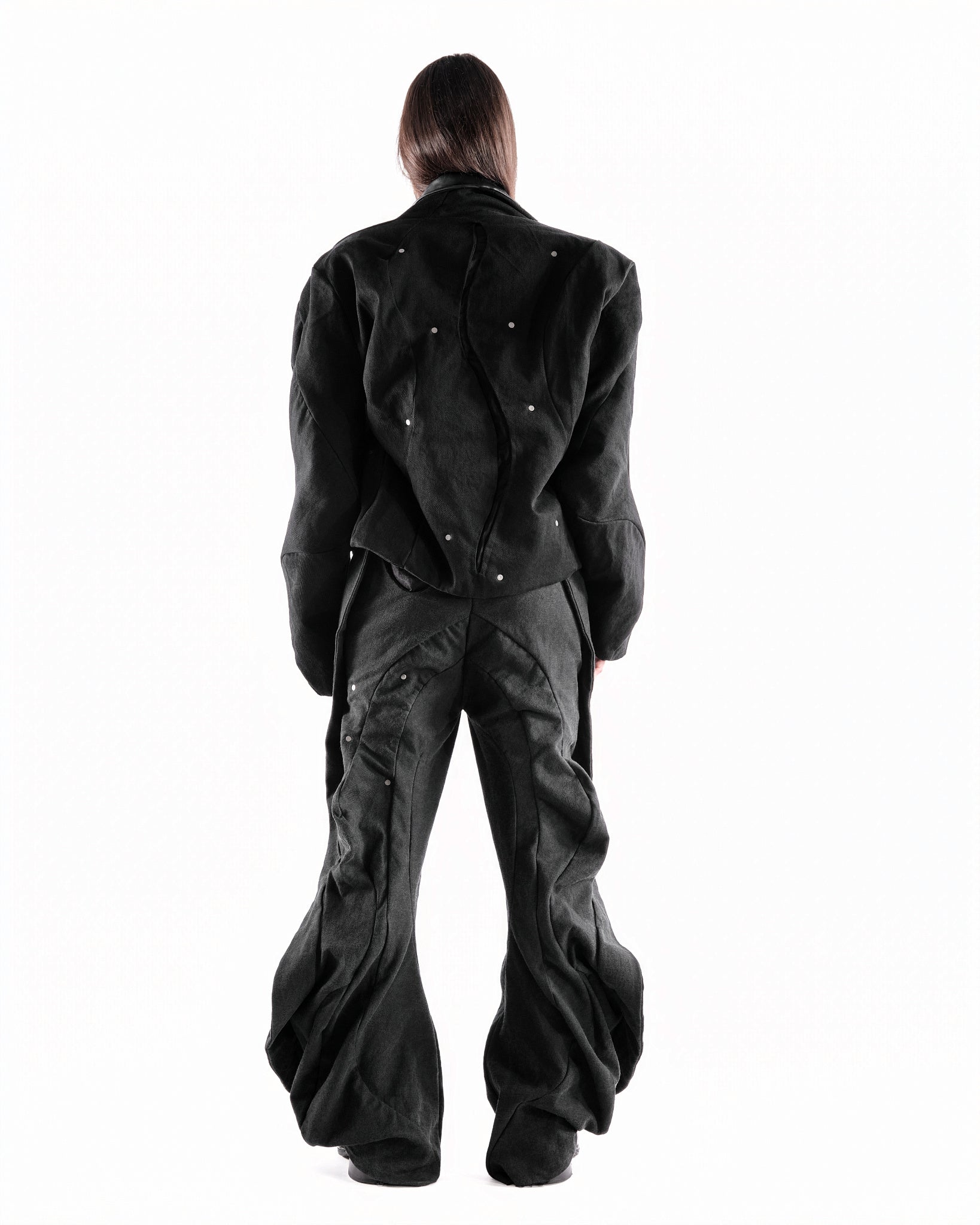 BLACK LEATHER CERITH JACKET WOMENS