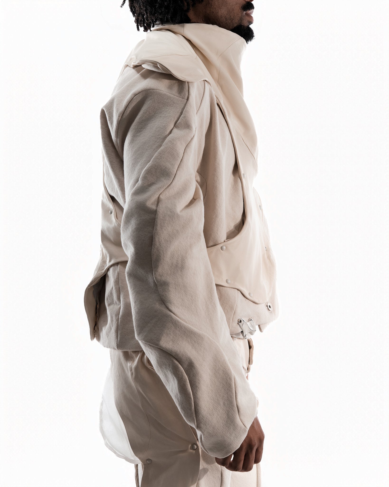 UNDYED LEATHER CERITH JACKET MENS