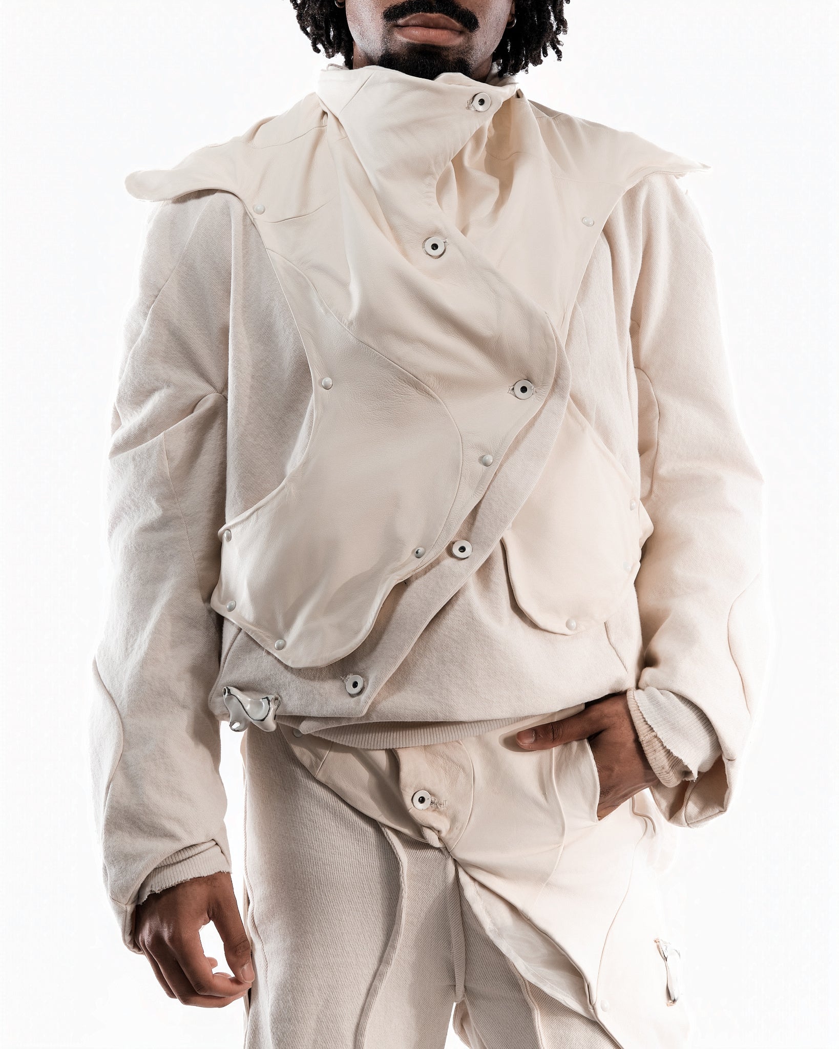 UNDYED LEATHER CERITH JACKET MENS
