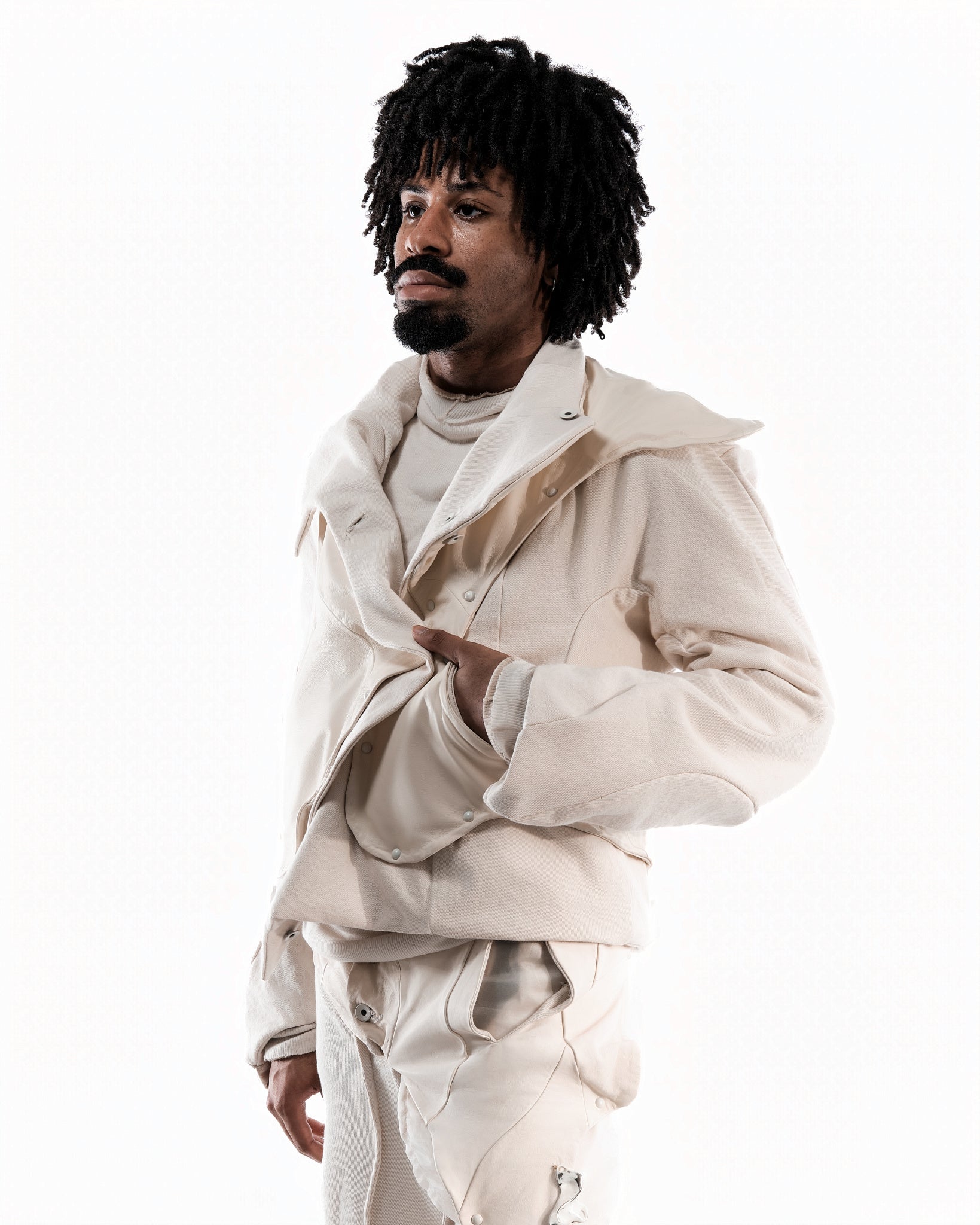 UNDYED LEATHER CERITH JACKET MENS