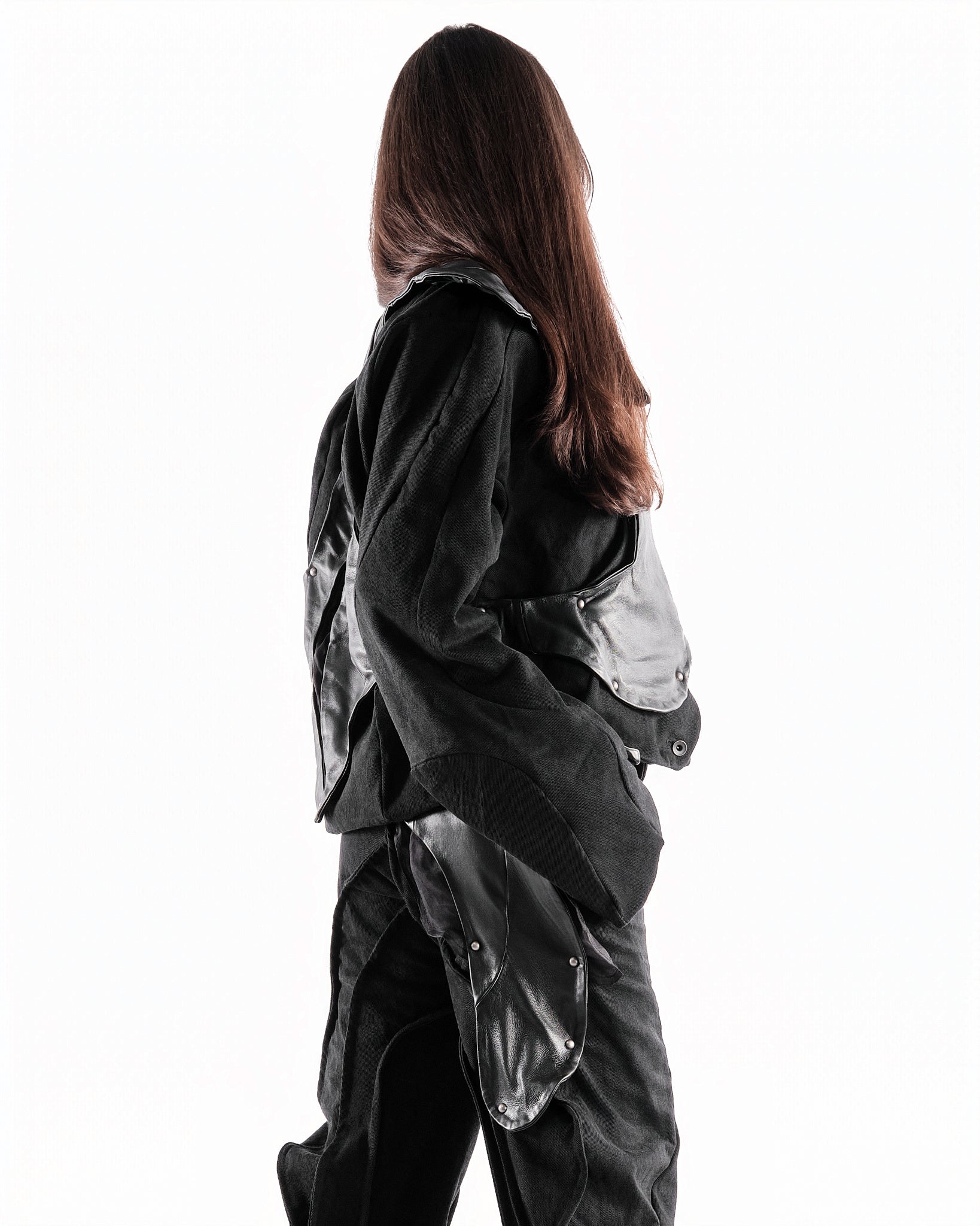 BLACK LEATHER CERITH JACKET WOMENS