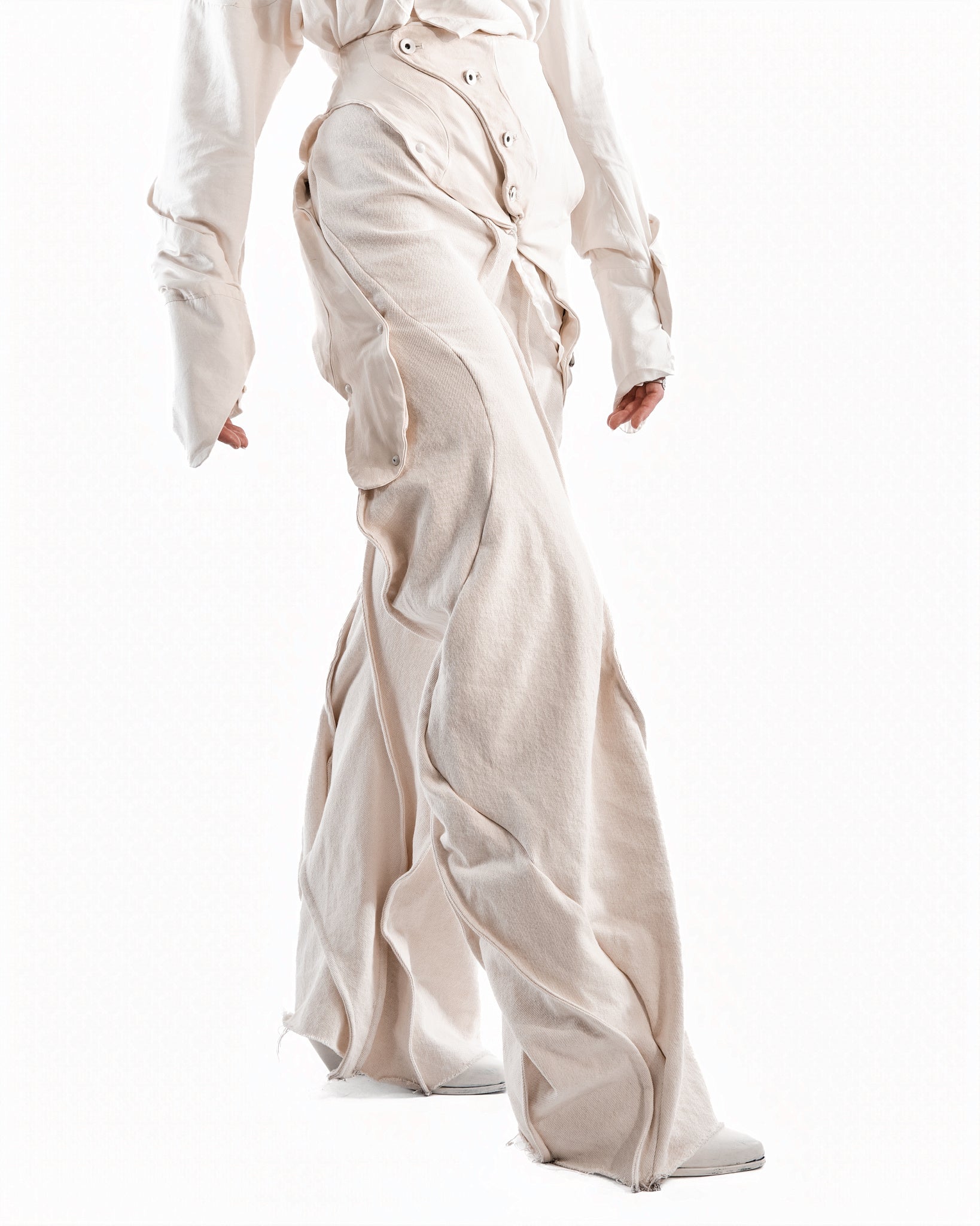 UNDYED LEATHER CERITH JEANS WOMENS
