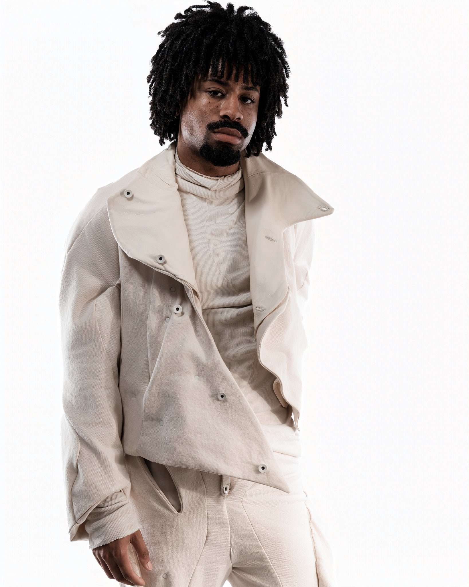 UNDYED LEATHER CERITH JACKET MENS
