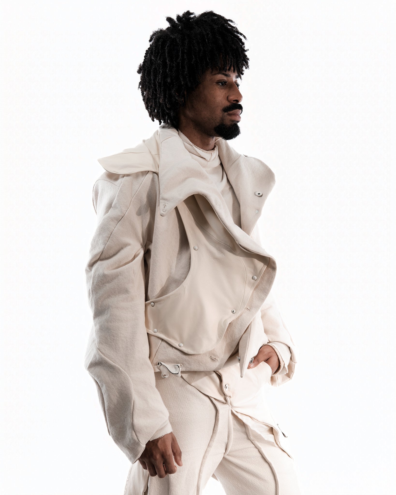 UNDYED LEATHER CERITH JACKET MENS