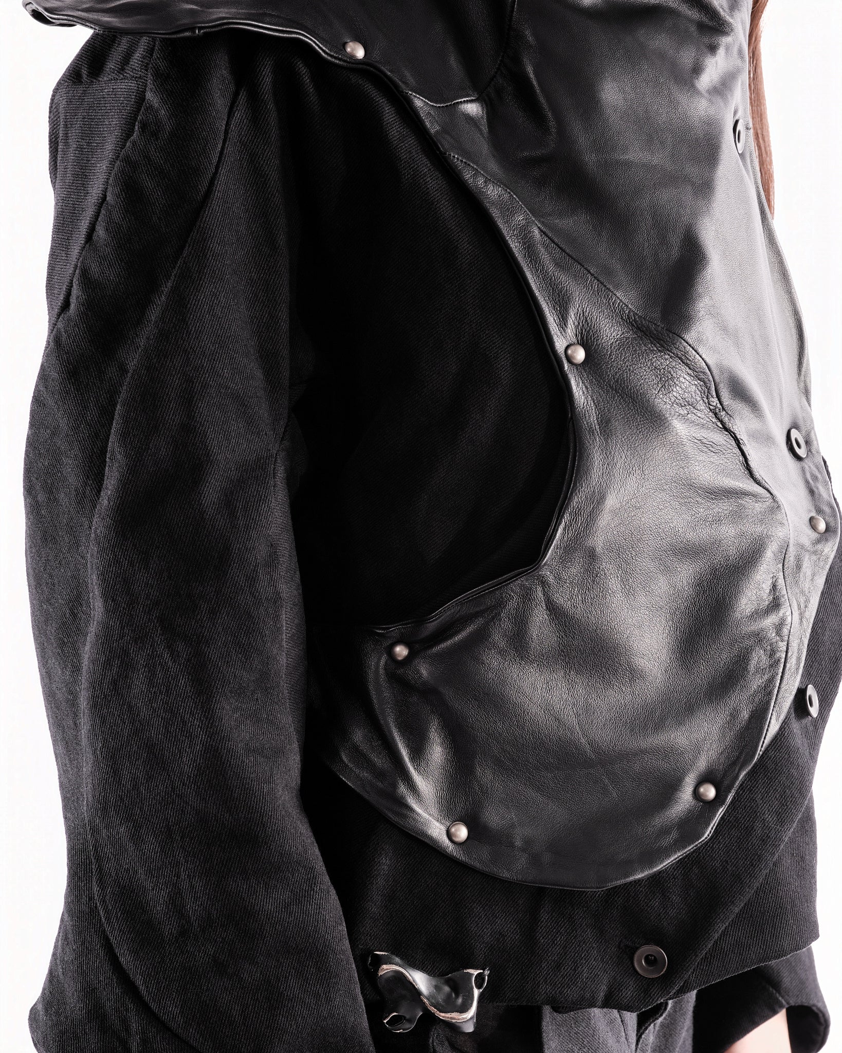 BLACK LEATHER CERITH JACKET WOMENS