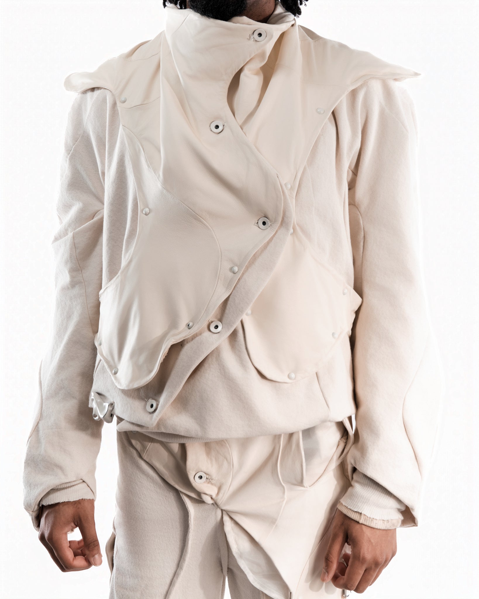 UNDYED LEATHER CERITH JACKET MENS