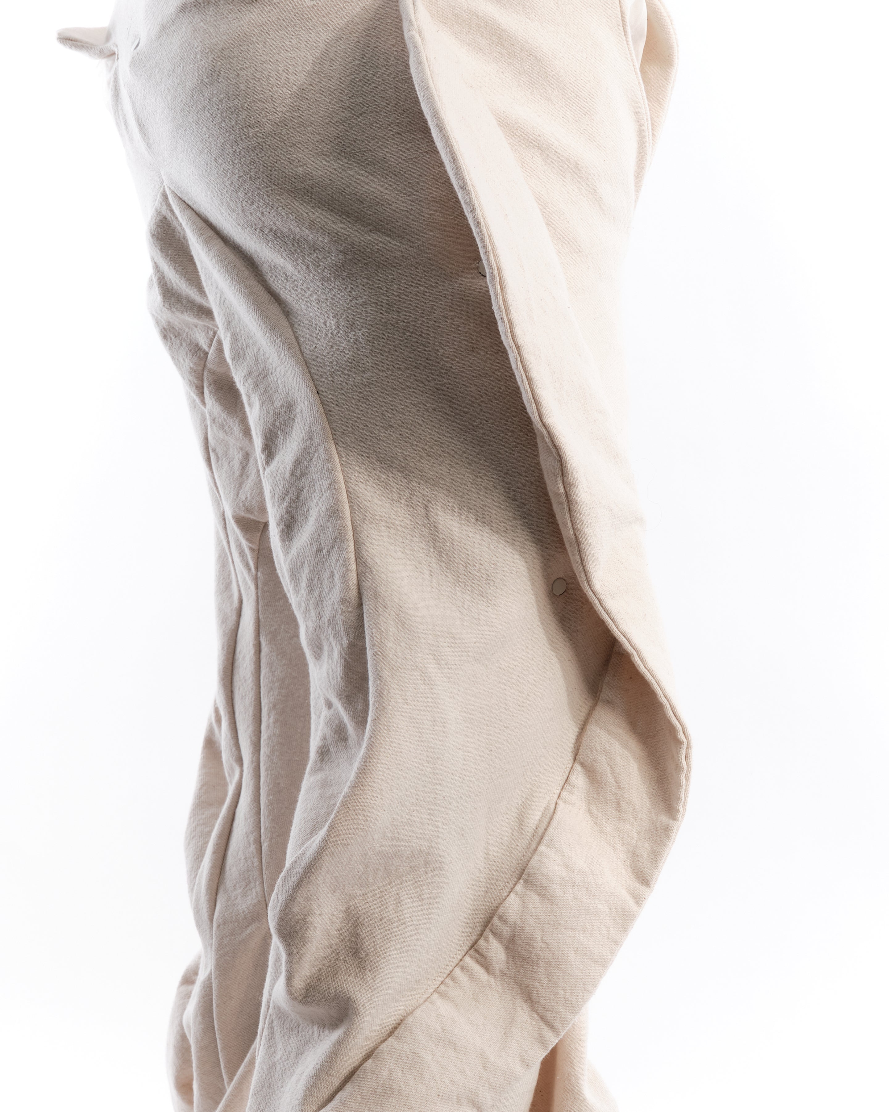 UNDYED LEATHER CERITH JEANS MENS