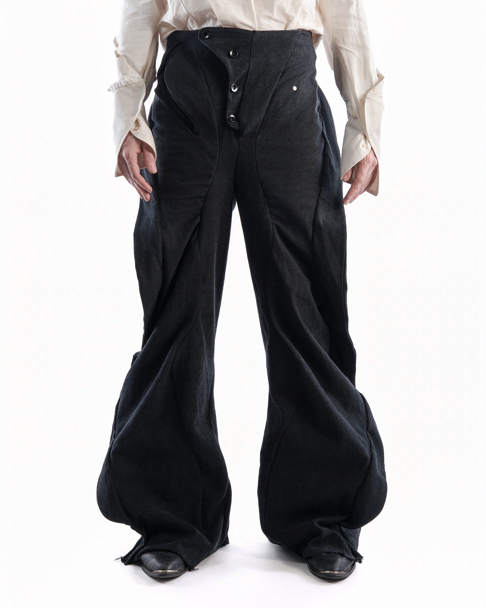 BLACK LEATHER CERITH SET MENS