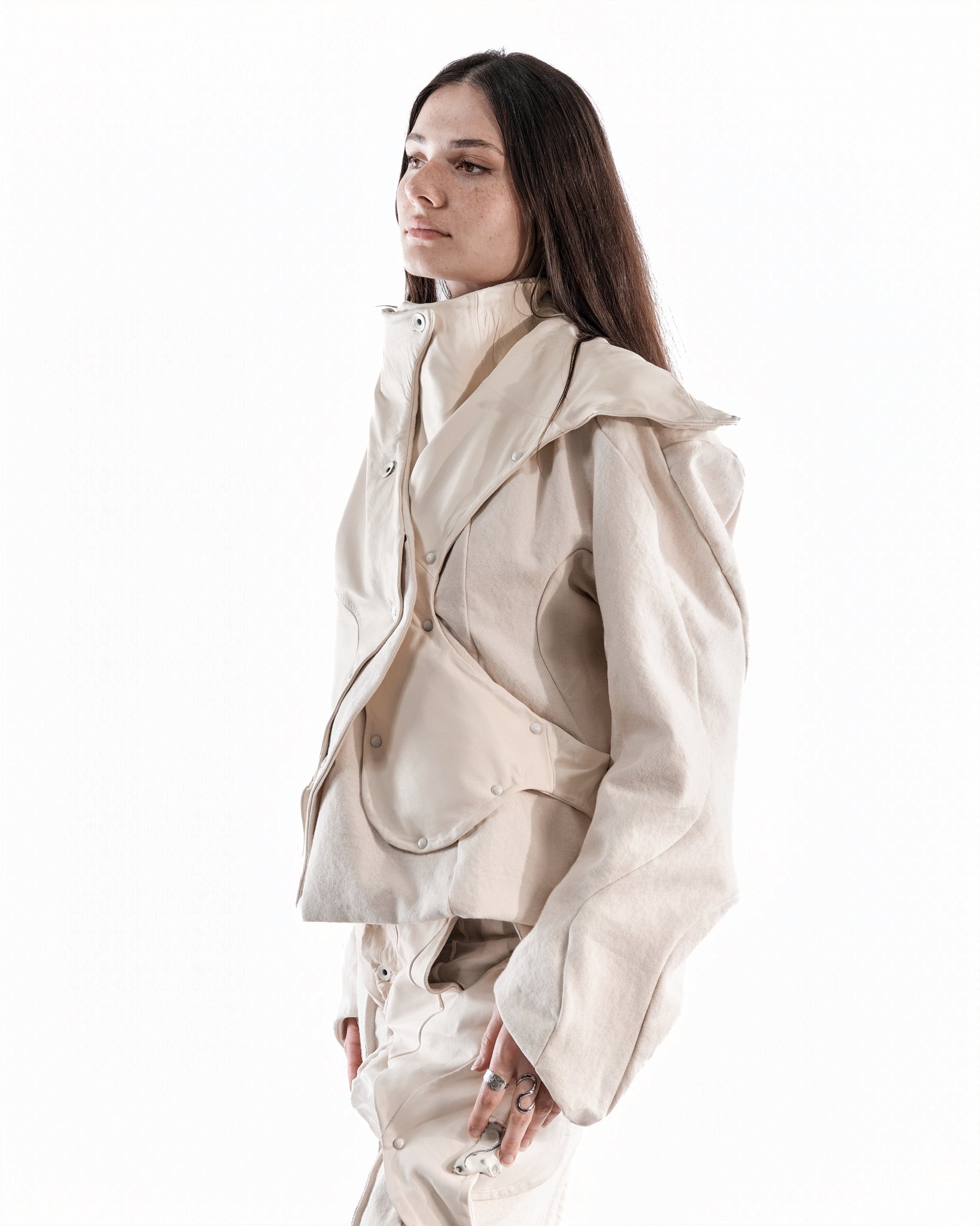 UNDYED LEATHER CERITH JACKET WOMENS