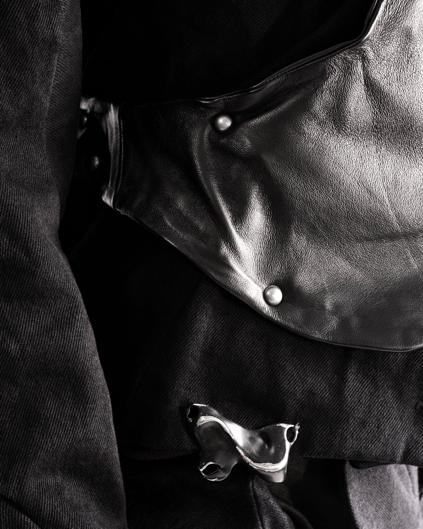 BLACK LEATHER CERITH JACKET WOMENS