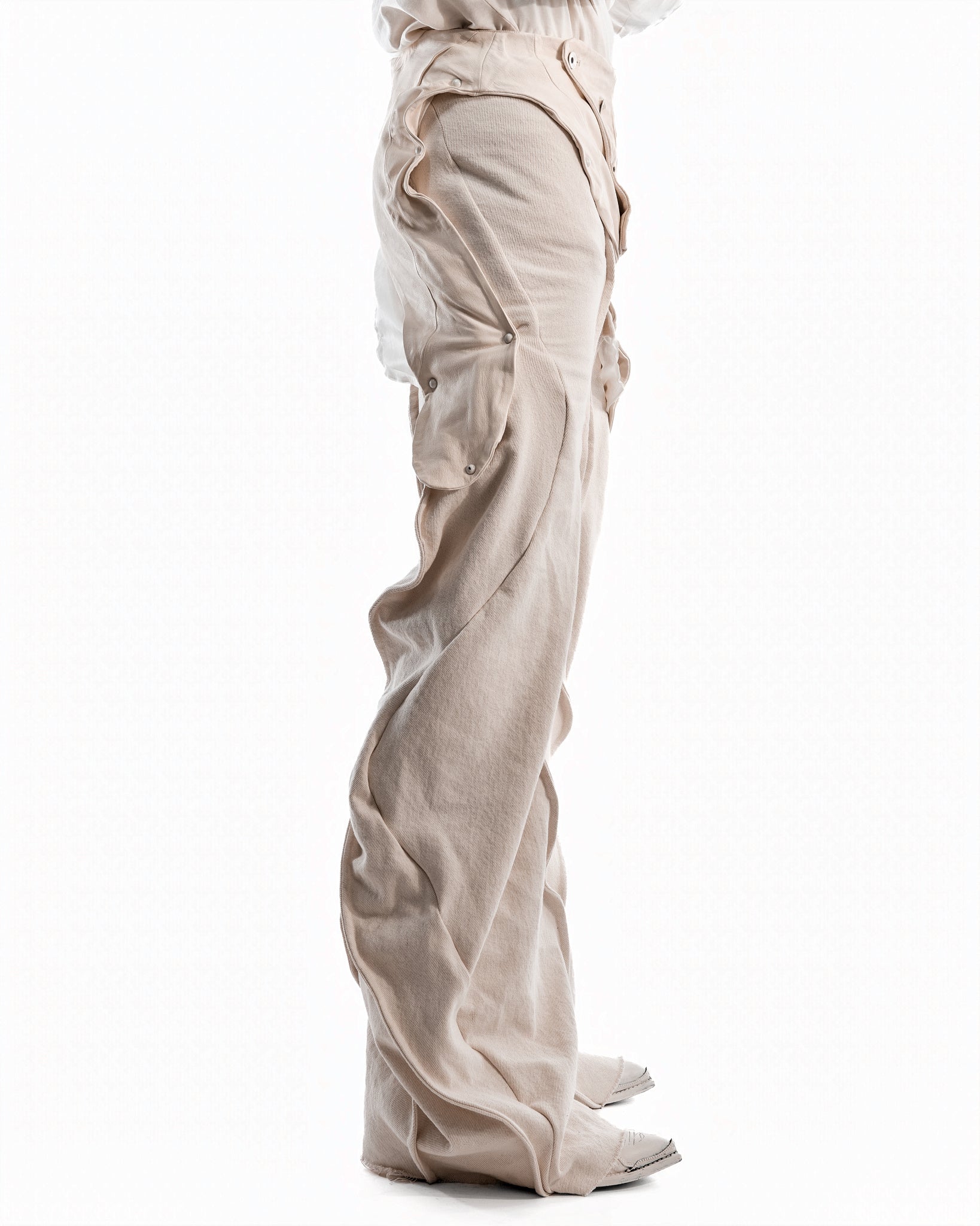 UNDYED LEATHER CERITH JEANS MENS