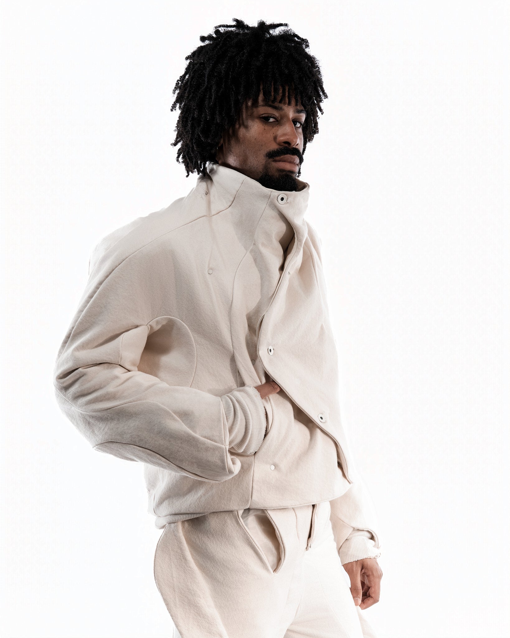 UNDYED LEATHER CERITH JACKET MENS