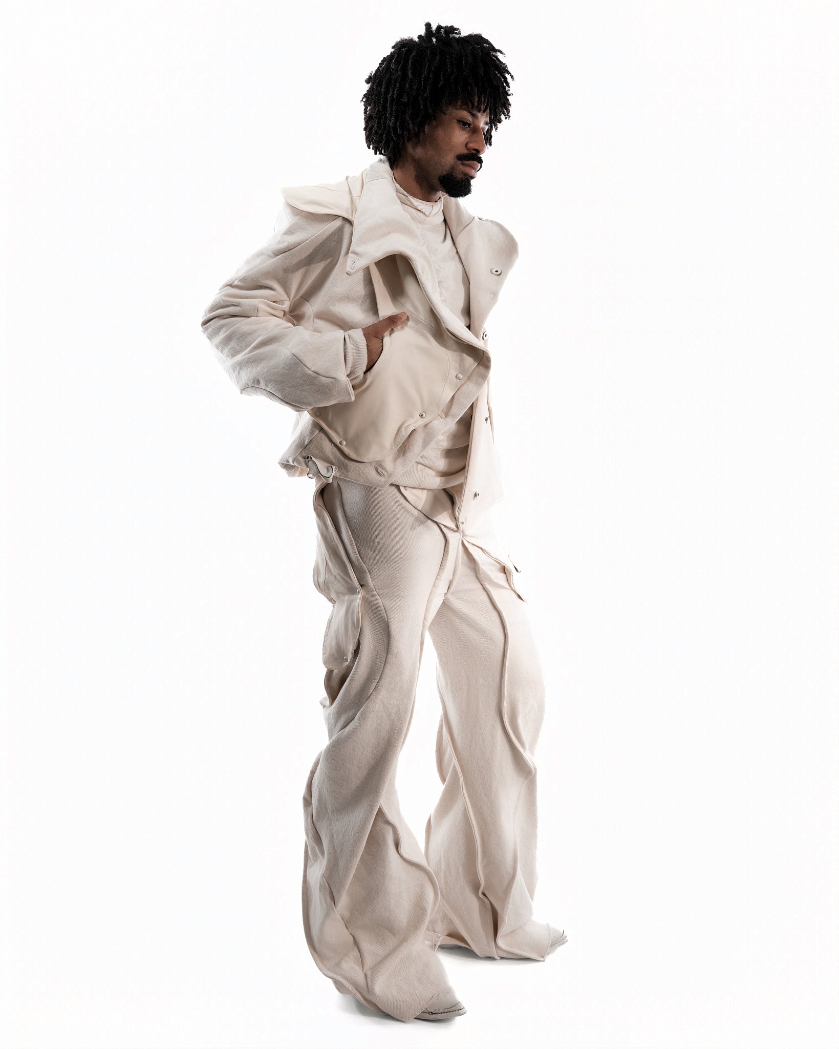 UNDYED LEATHER CERITH JACKET MENS
