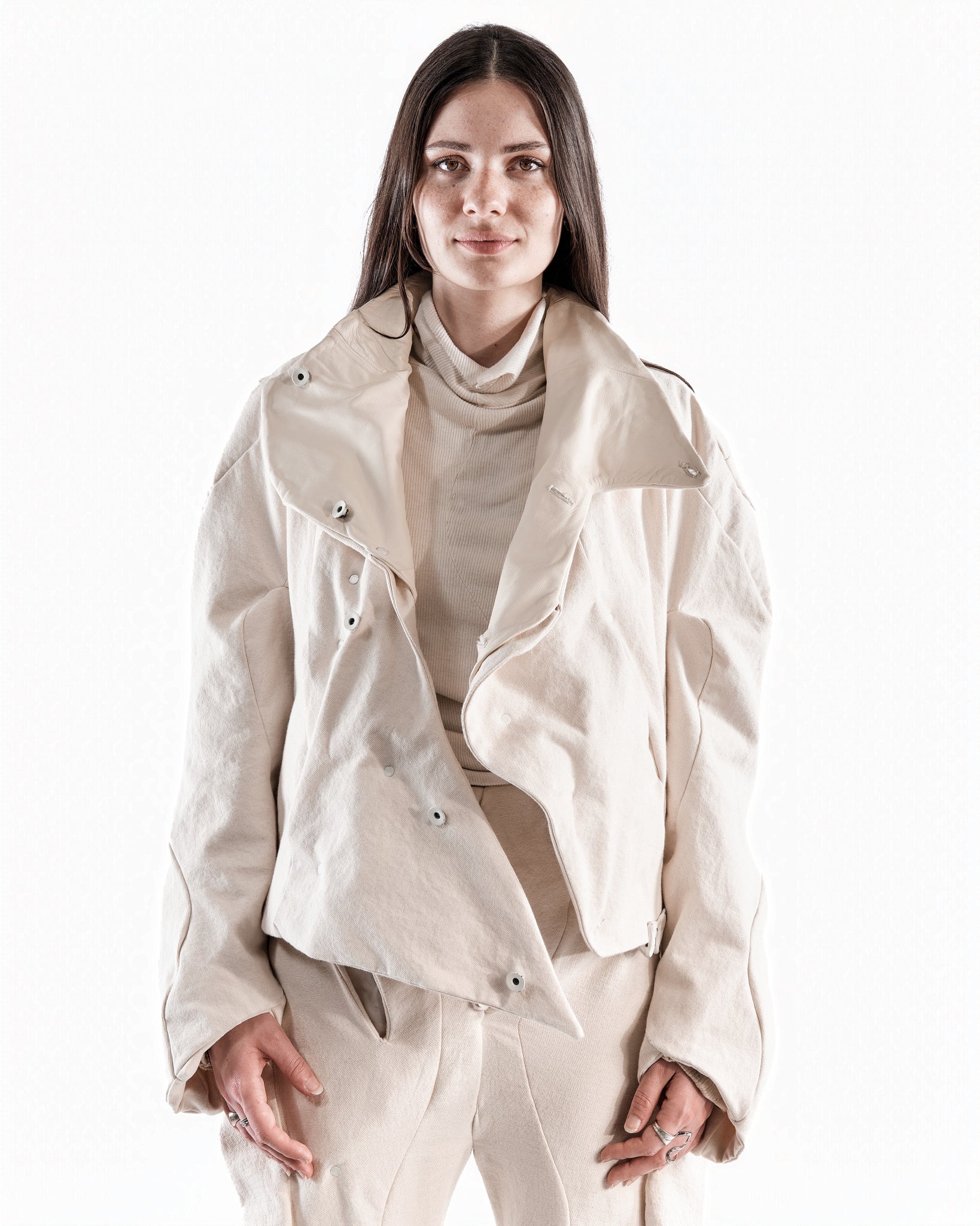 UNDYED LEATHER CERITH JACKET WOMENS