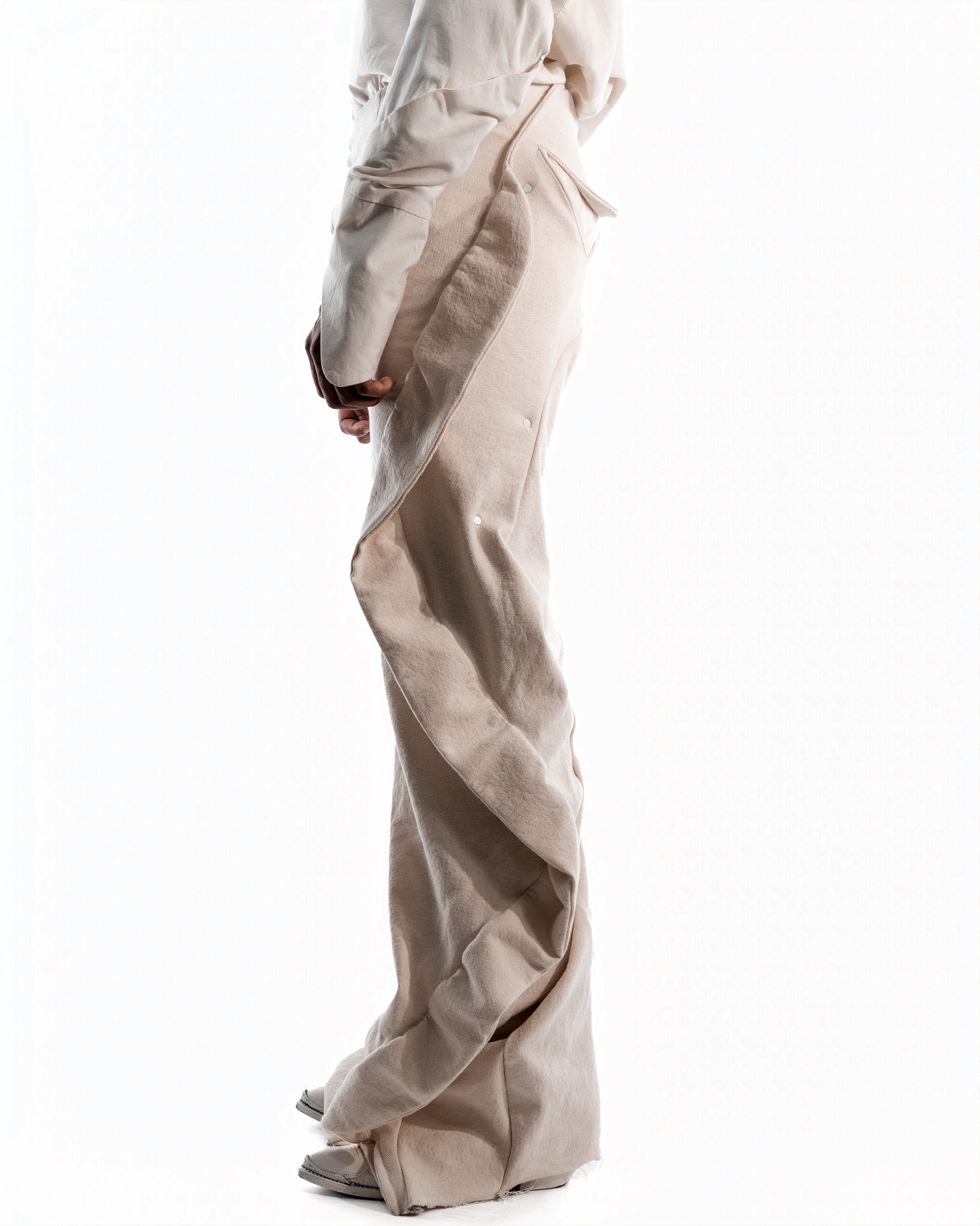 UNDYED LEATHER CERITH JEANS MENS