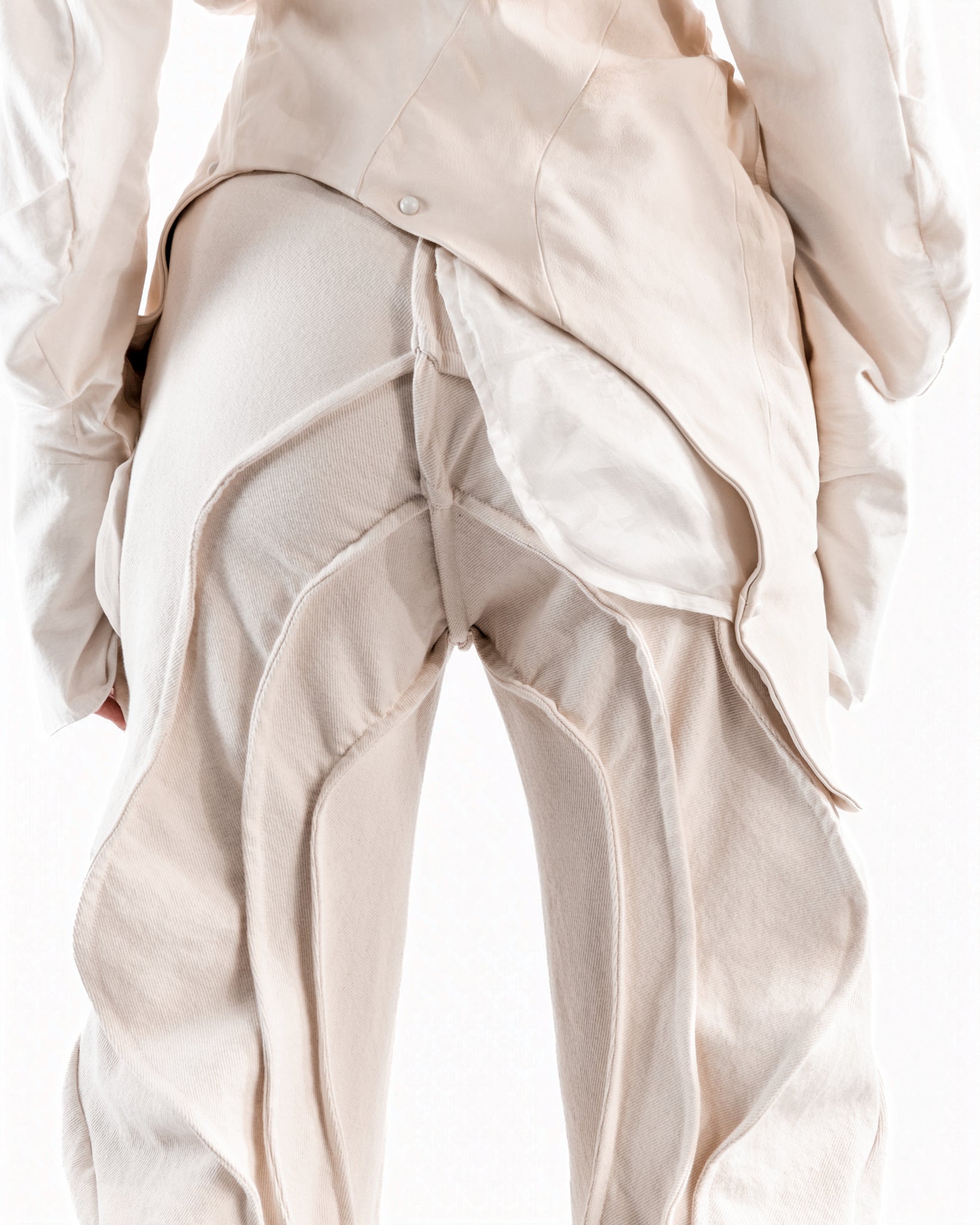UNDYED LEATHER CERITH JEANS WOMENS