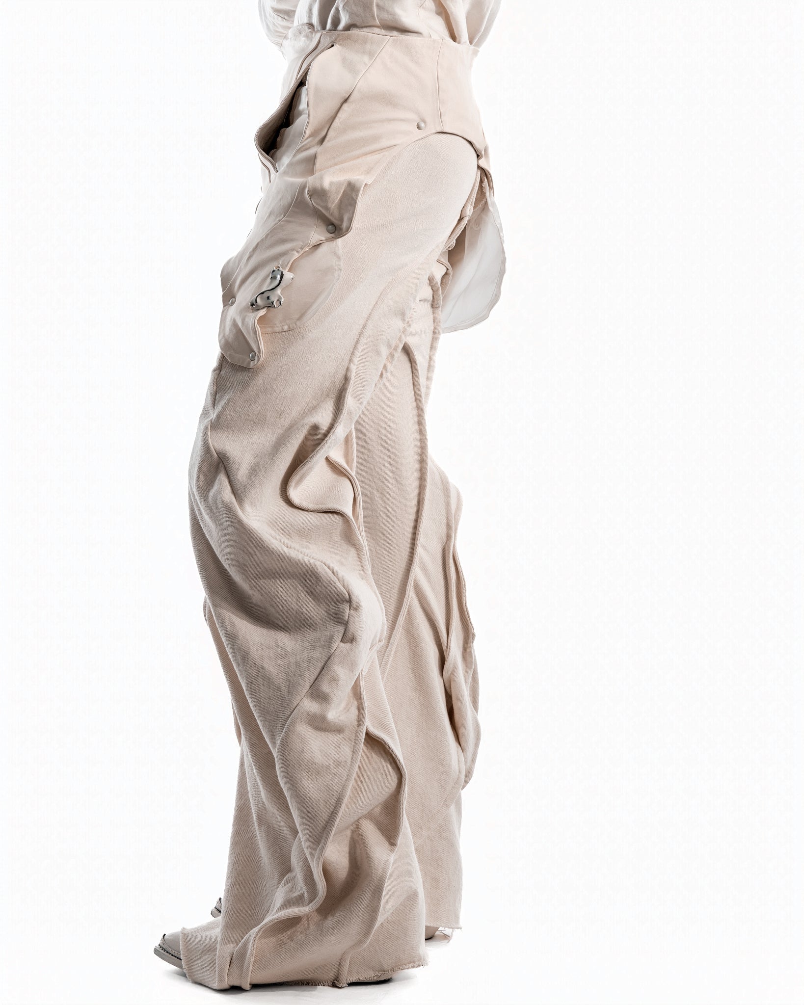 UNDYED LEATHER CERITH JEANS MENS