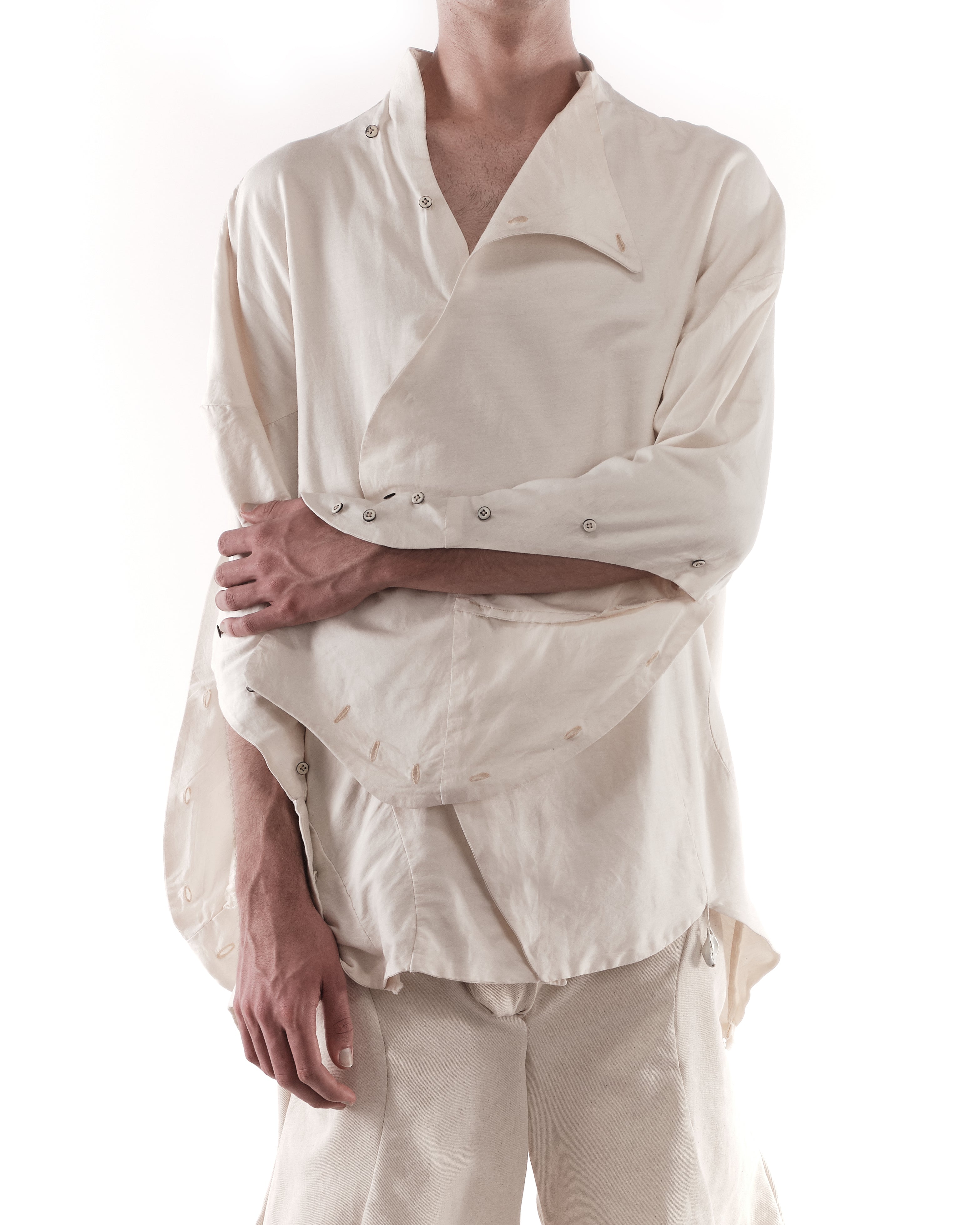 REVERSIBLE CALLA LILY FORMAL SHIRT