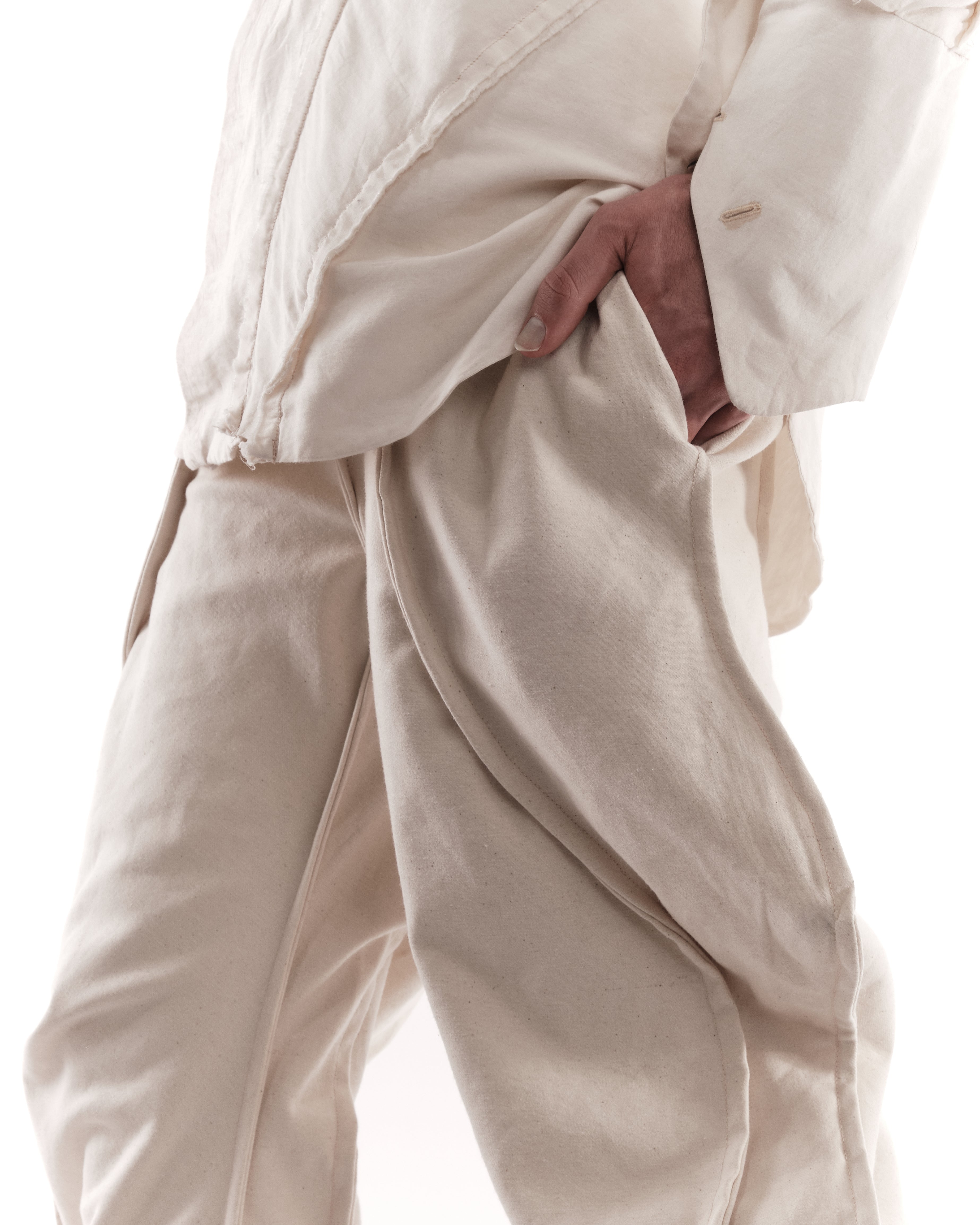 UNDYED REVERSIBLE BUBBLE JEANS