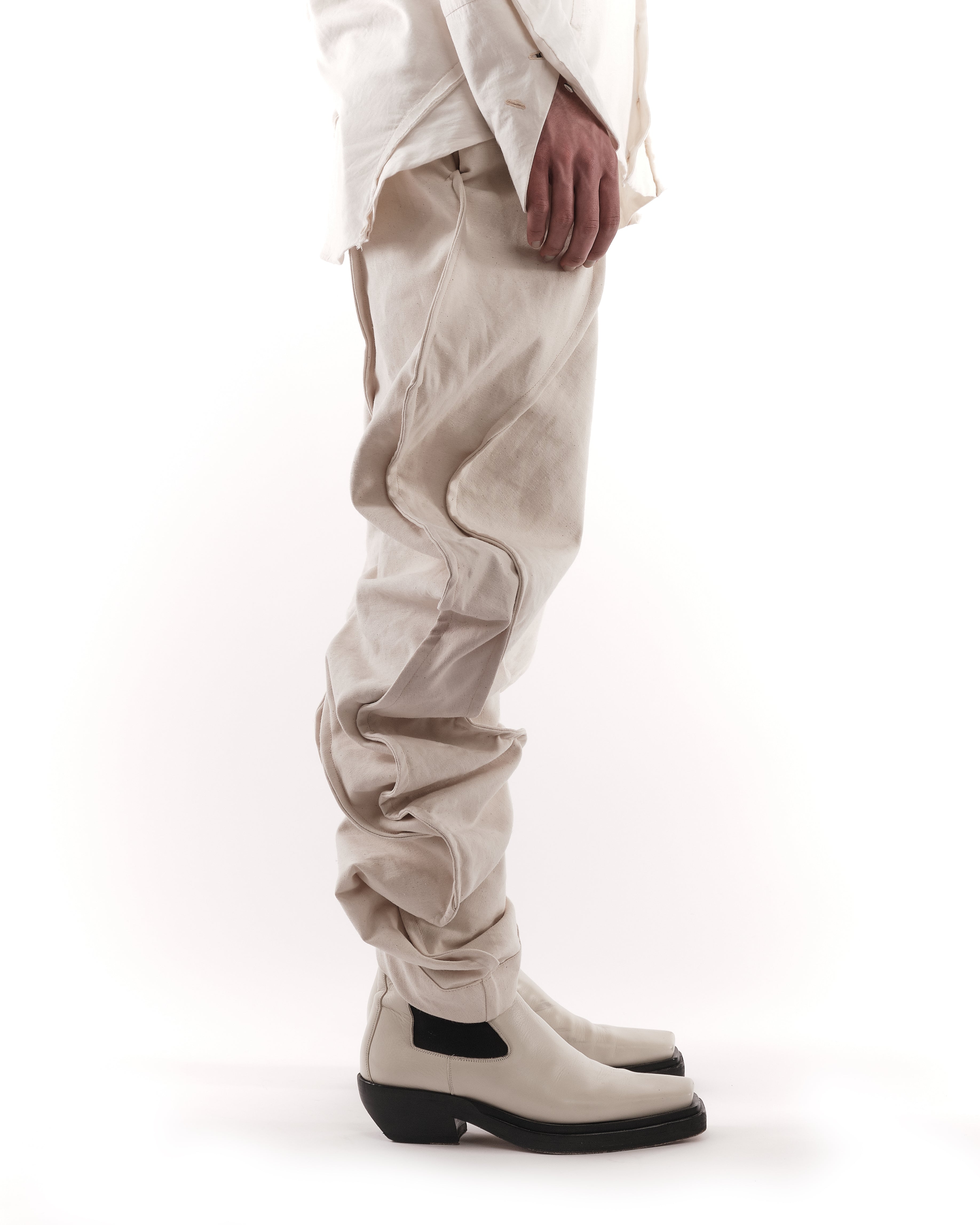 UNDYED REVERSIBLE BUBBLE JEANS