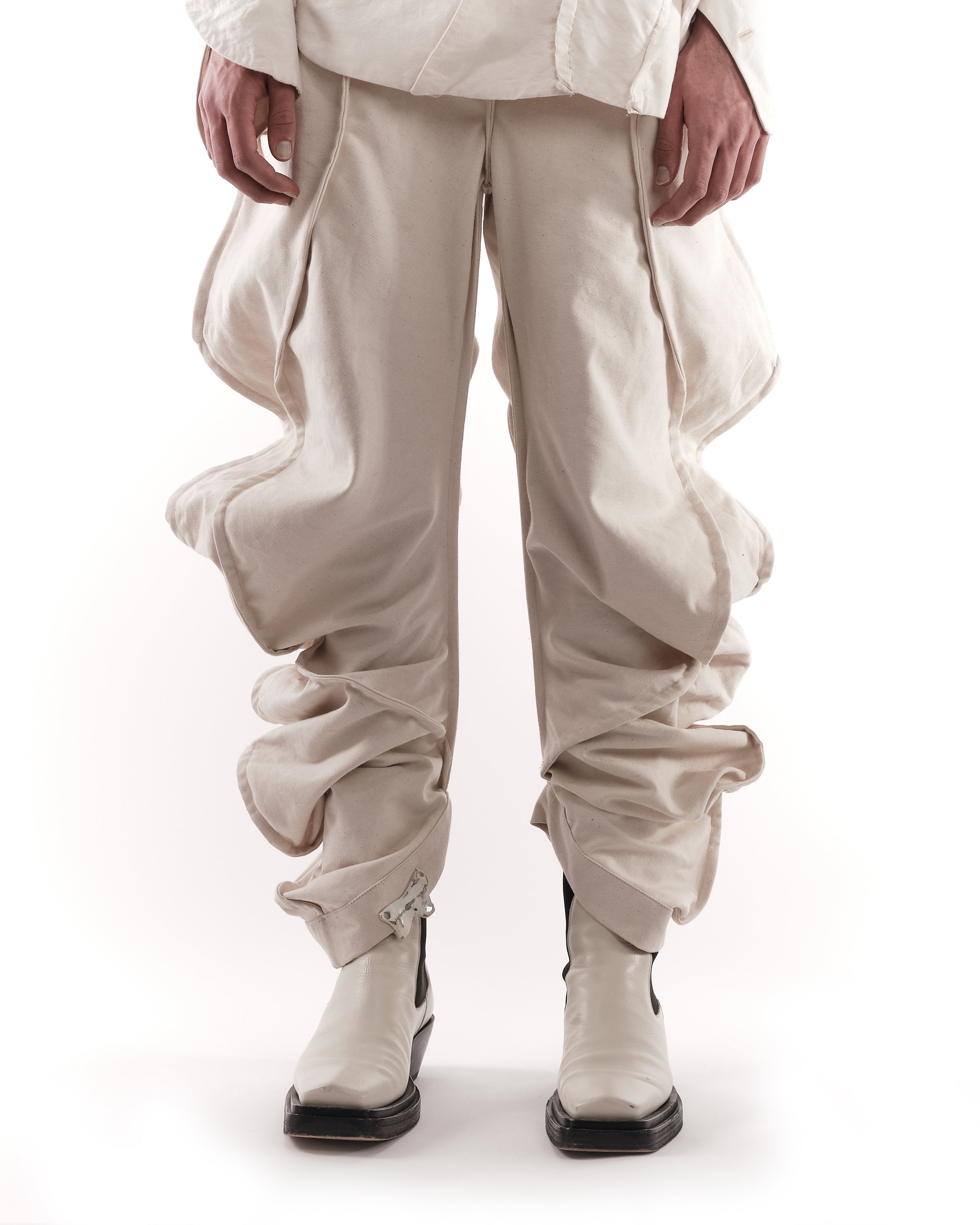 UNDYED REVERSIBLE BUBBLE JEANS