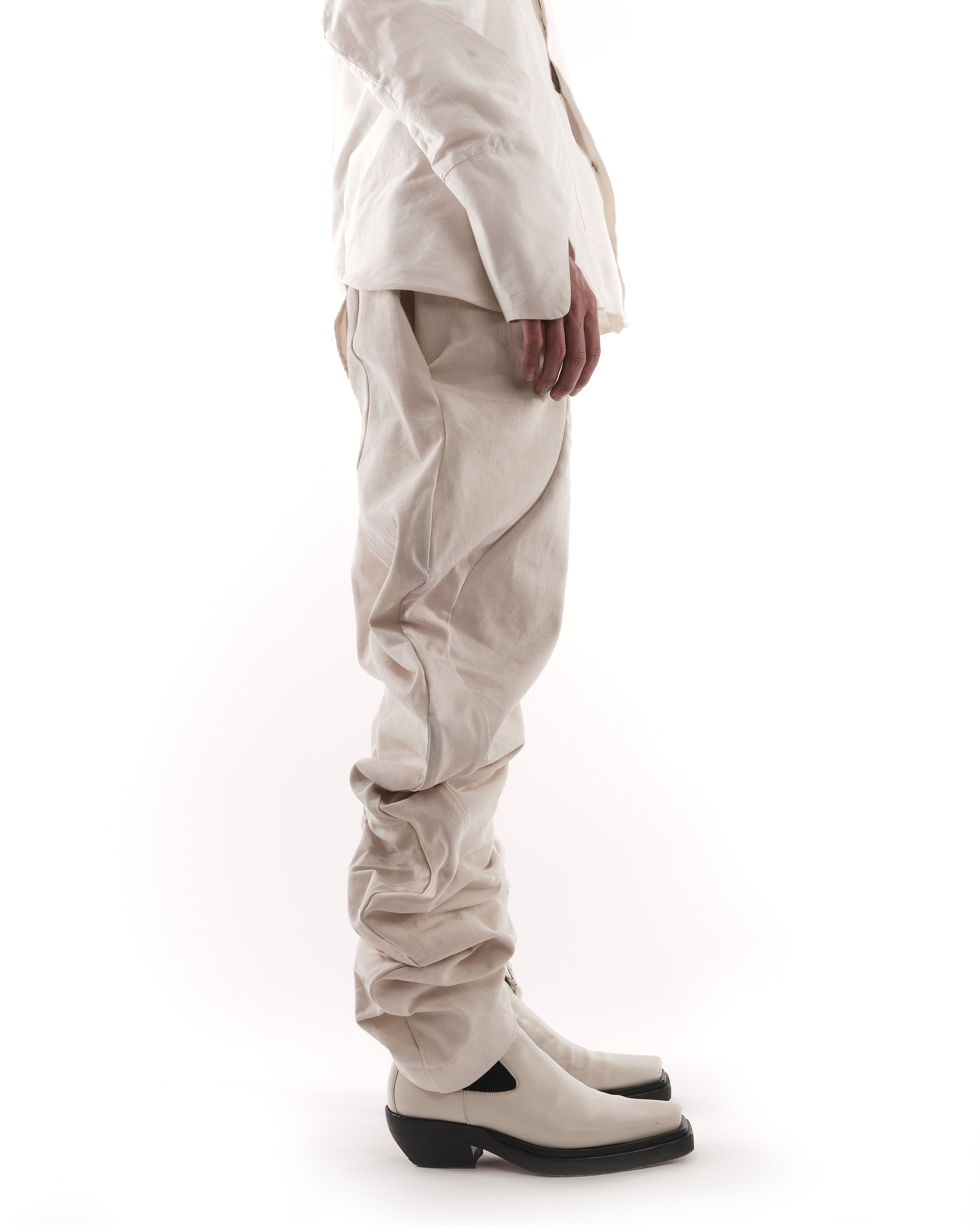 UNDYED REVERSIBLE BUBBLE JEANS