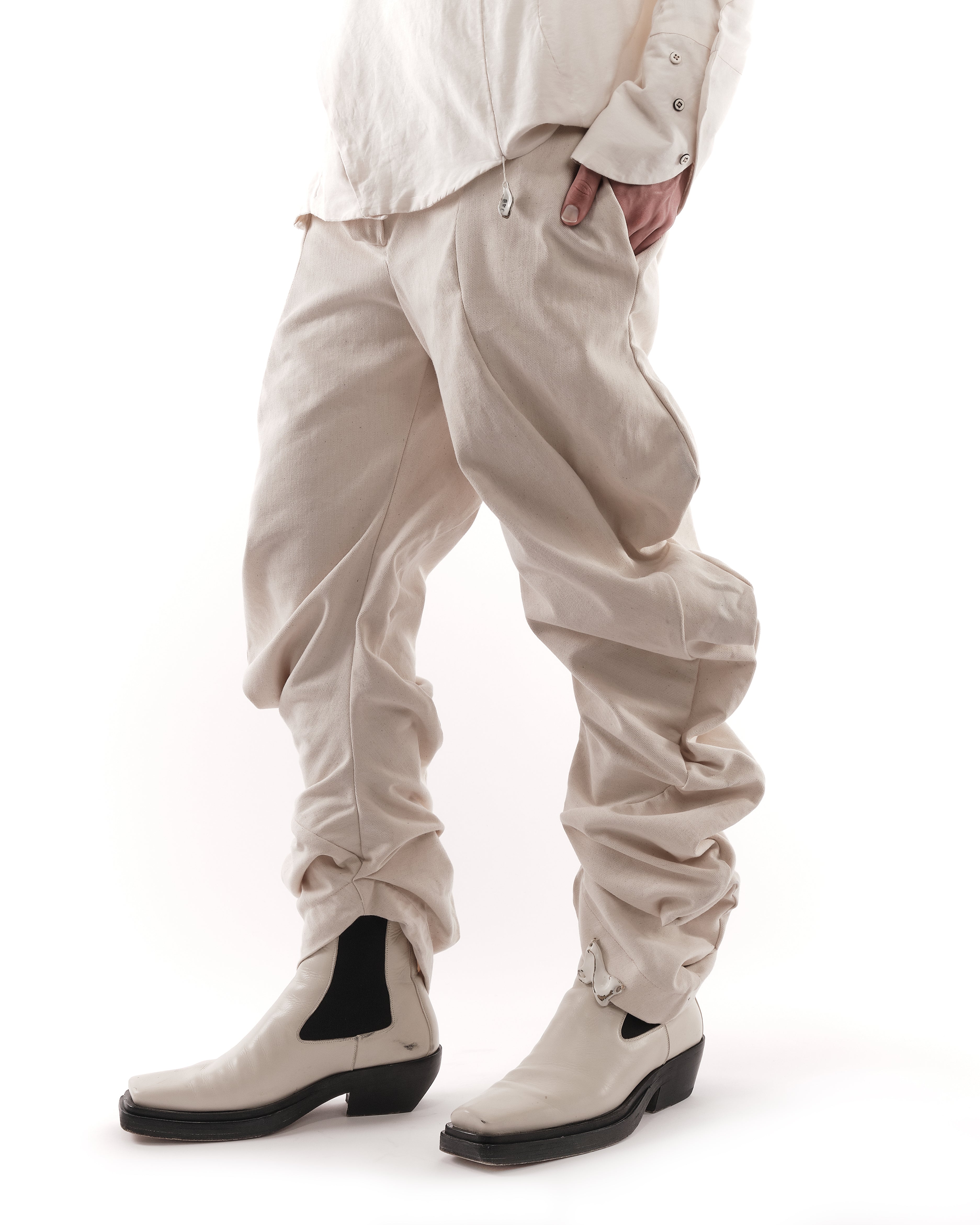 UNDYED REVERSIBLE BUBBLE JEANS