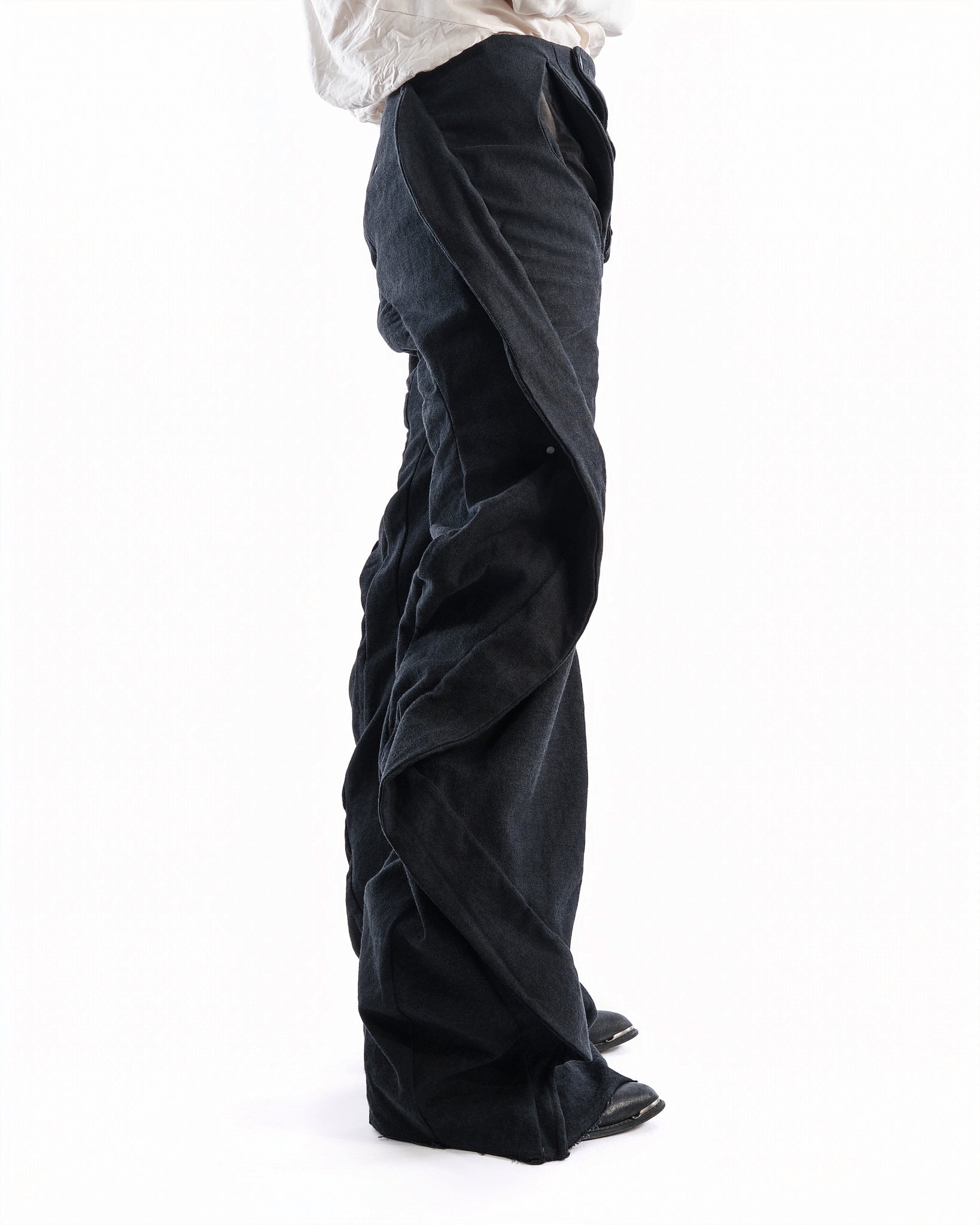 BLACK LEATHER CERITH SET MENS