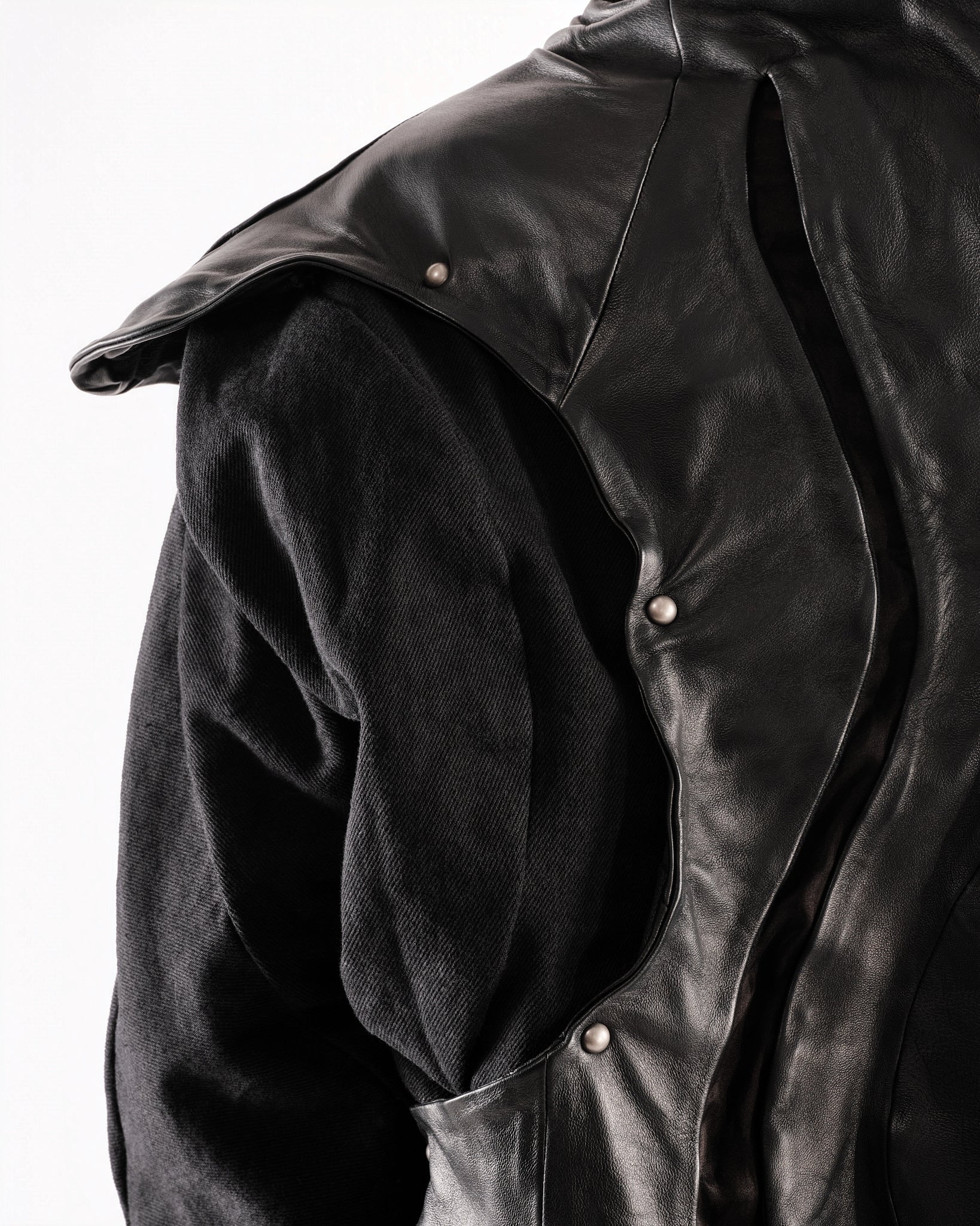 BLACK LEATHER CERITH JACKET WOMENS