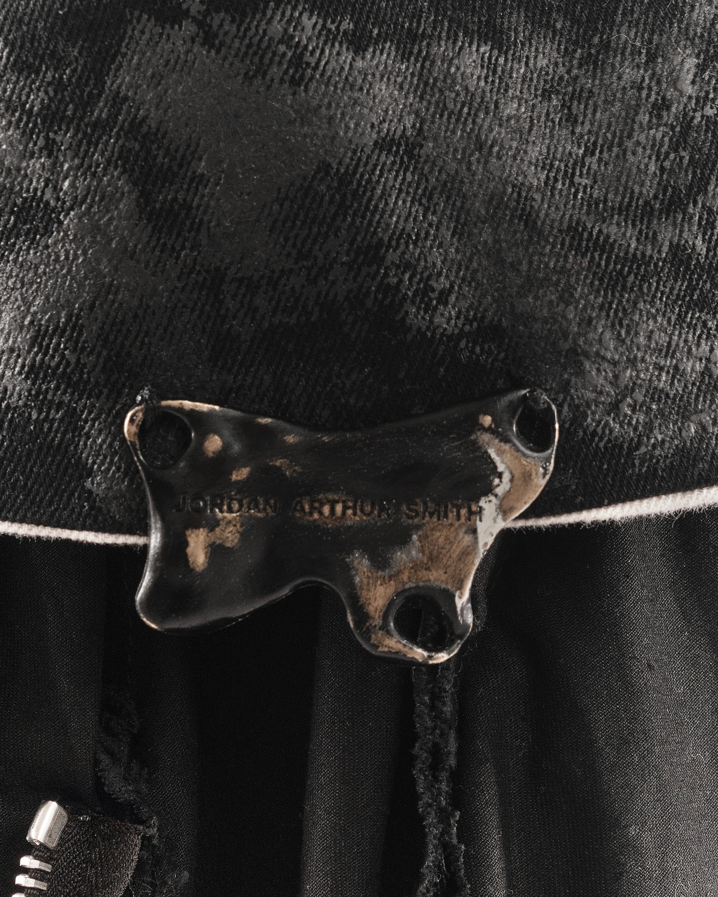 REVERSIBLE DISTORTED HOODED JACKET