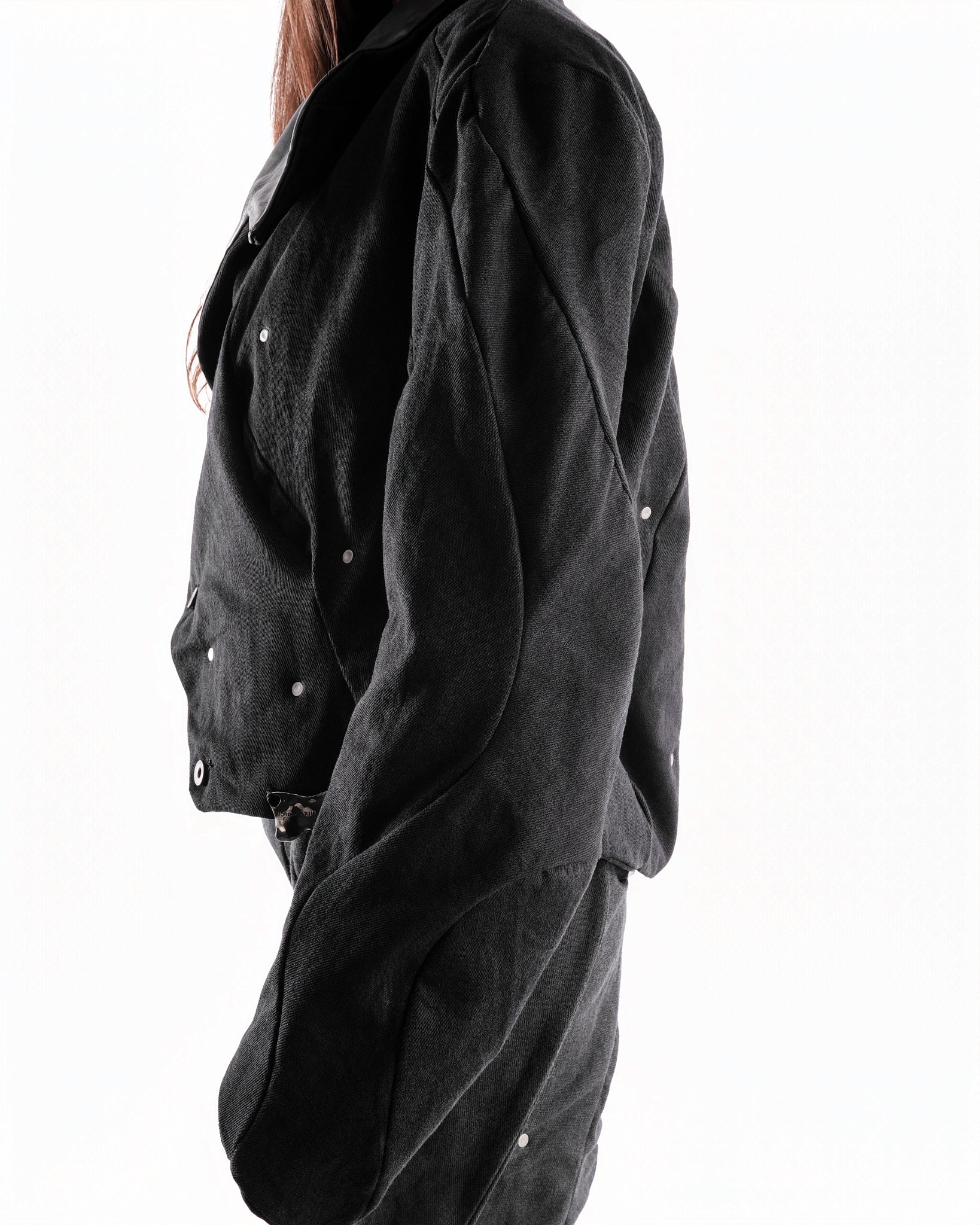 BLACK LEATHER CERITH JACKET WOMENS