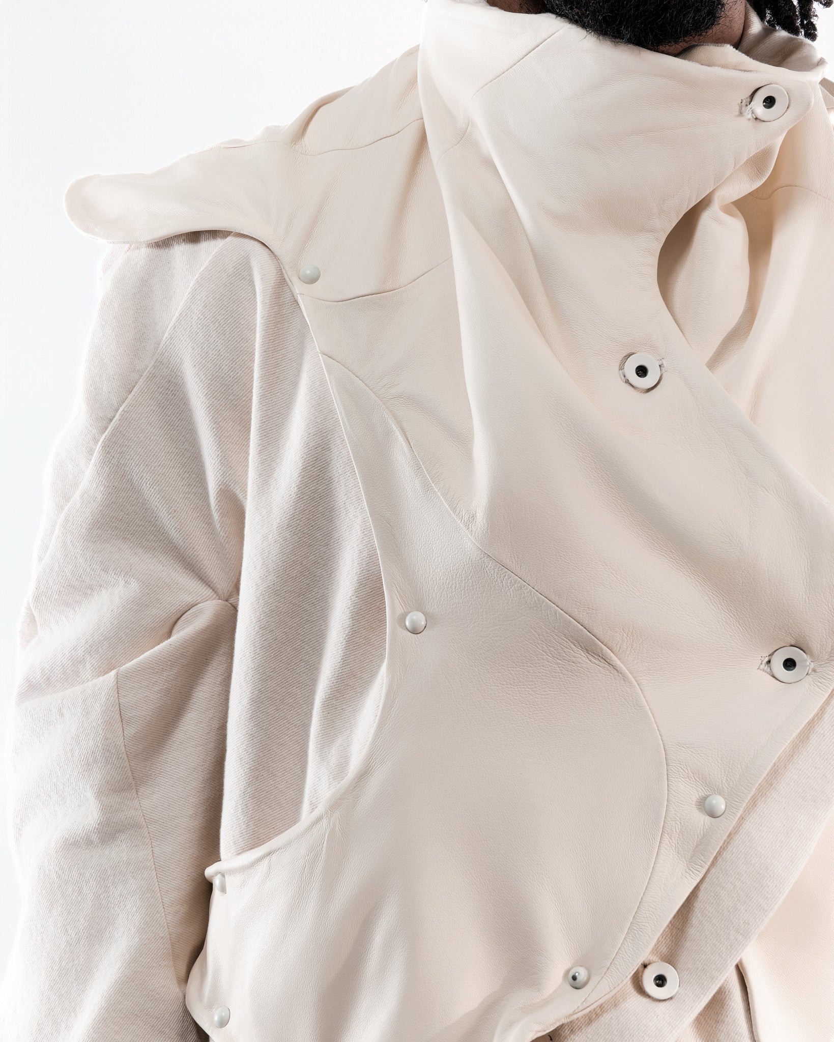 UNDYED LEATHER CERITH JACKET MENS