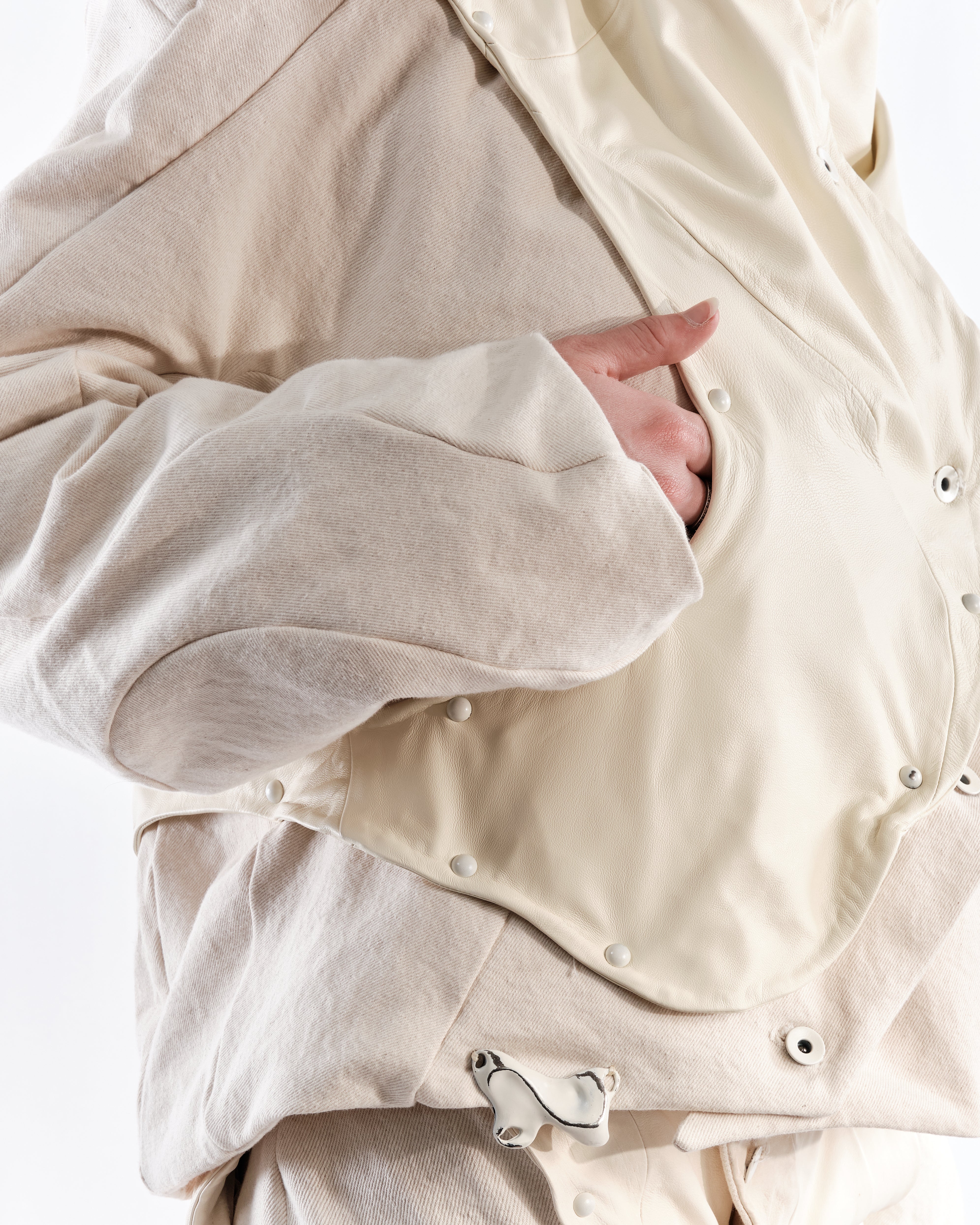UNDYED LEATHER CERITH JACKET WOMENS