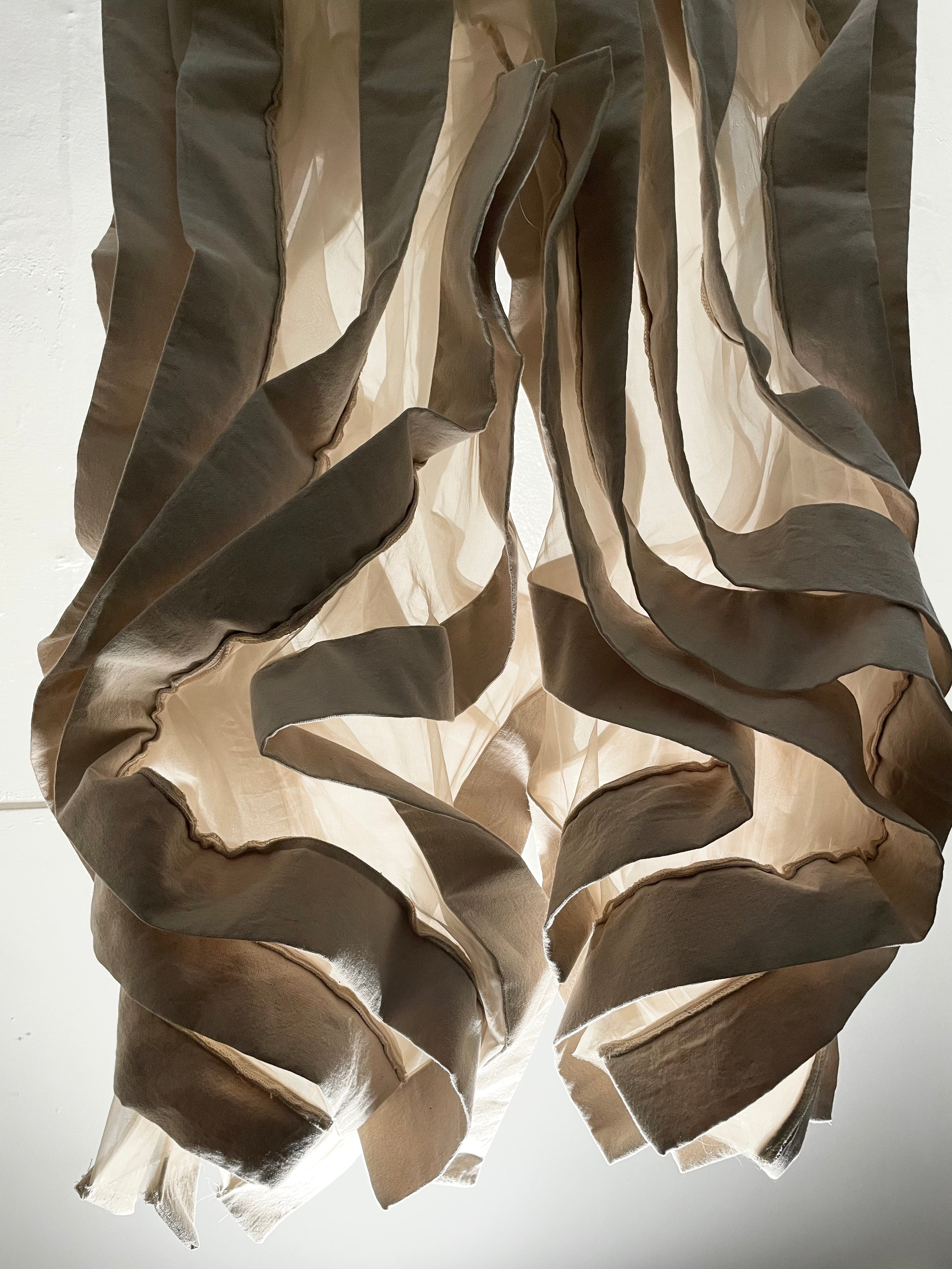 UNDYED REVERSIBLE SHEER POST HUMAN PANTS