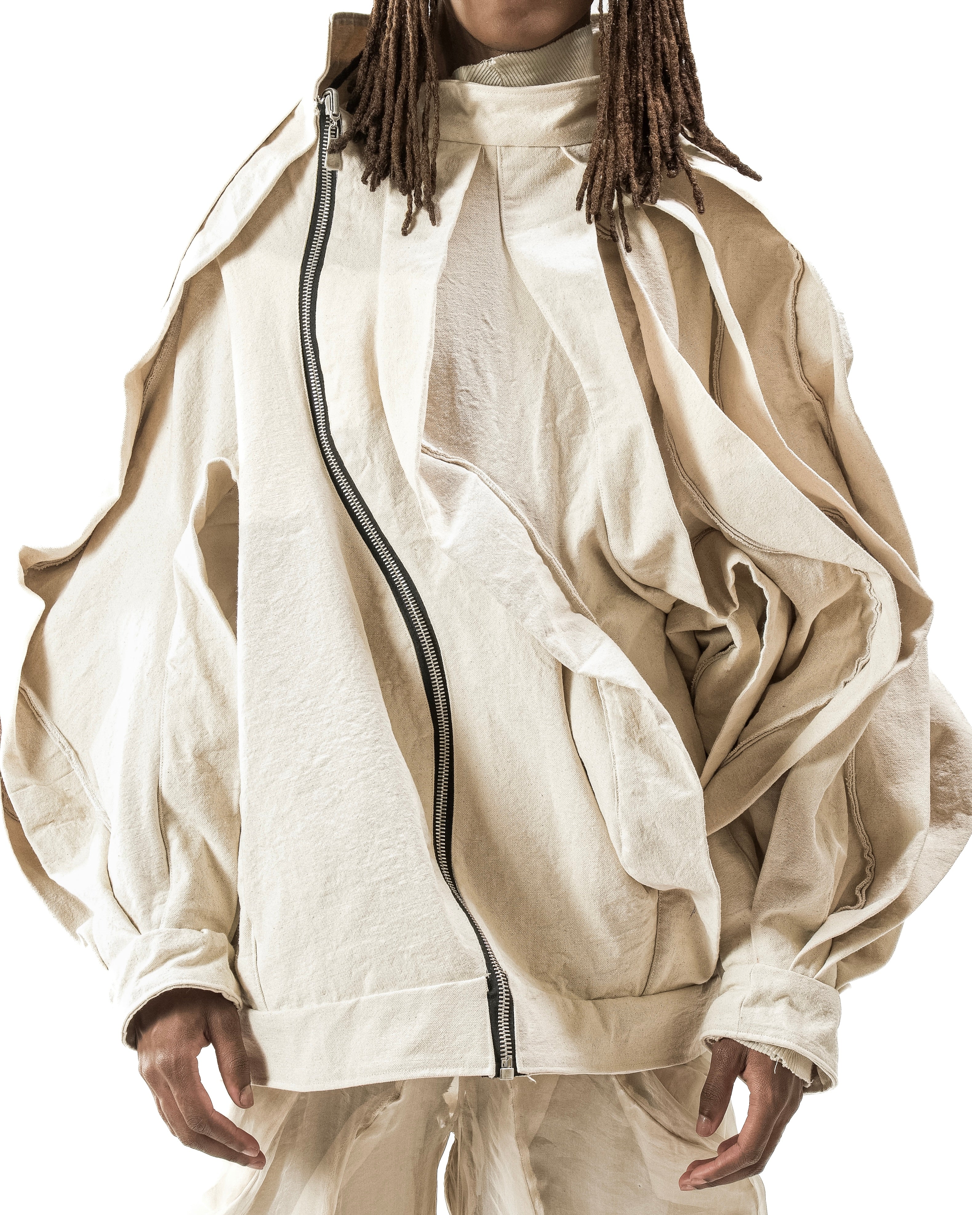 SAMPLE UNDYED REVERSIBLE POST HUMAN JACKET