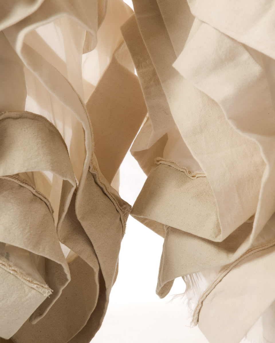 UNDYED REVERSIBLE SHEER POST HUMAN PANTS