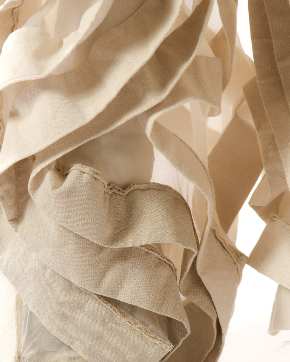 UNDYED REVERSIBLE SHEER POST HUMAN PANTS