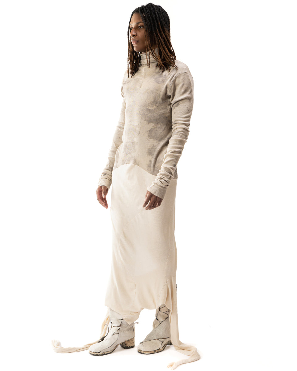 OXIDIZED IRON REVERSIBLE SPLIT TURTLENECK