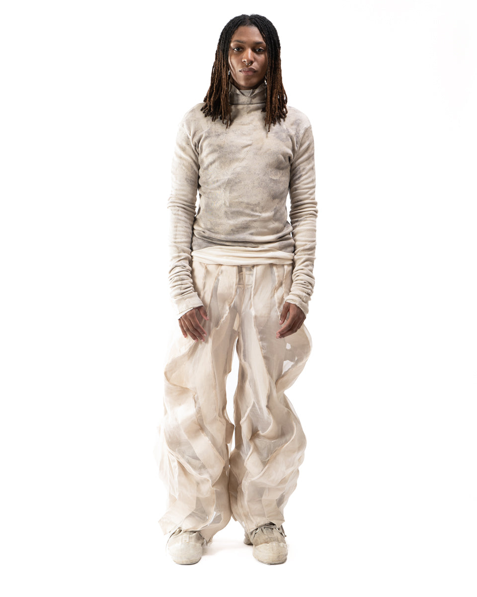 OXIDIZED IRON REVERSIBLE SPLIT TURTLENECK