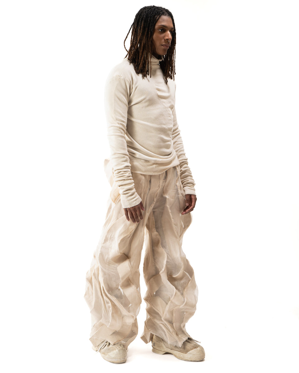 OXIDIZED IRON REVERSIBLE SPLIT TURTLENECK