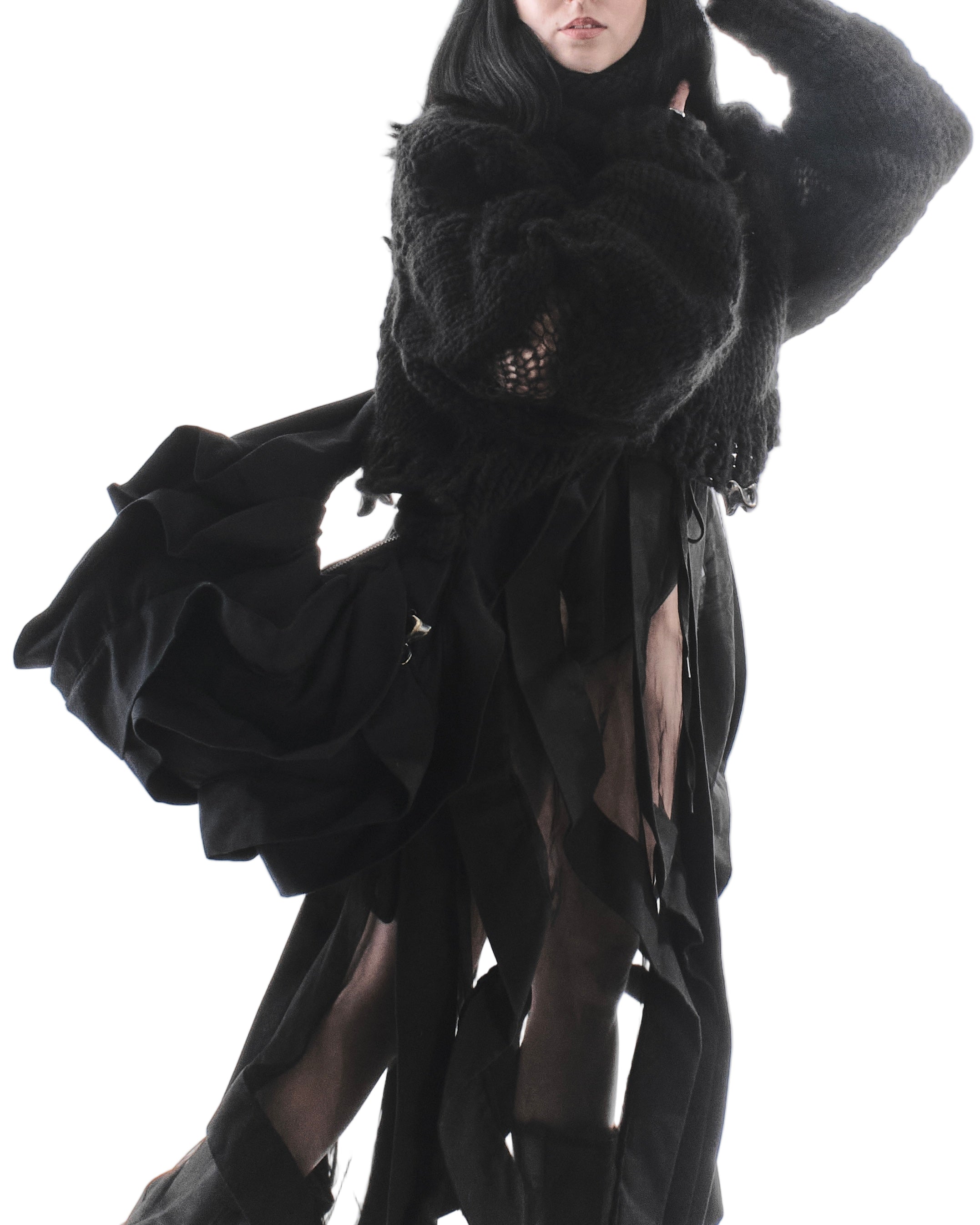 BLACK REVERSIBLE CARAPACE BAG