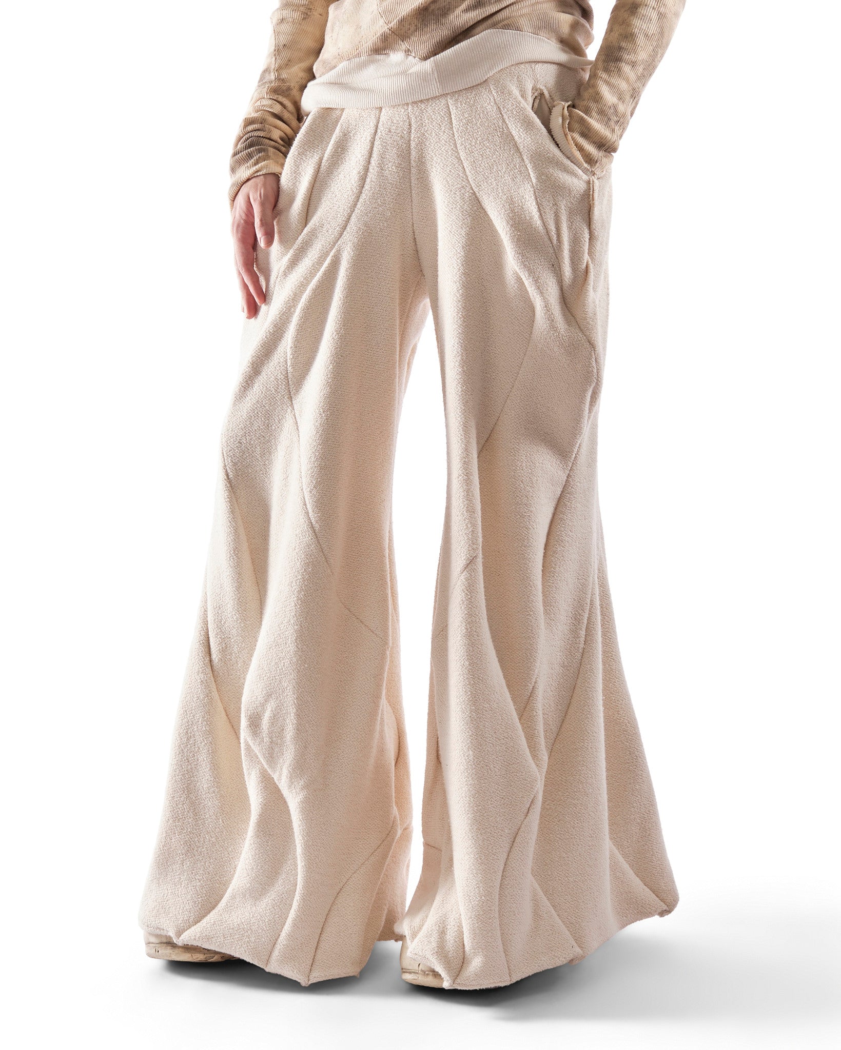 UNDYED REVERSIBLE ANTHURIUM PANTS