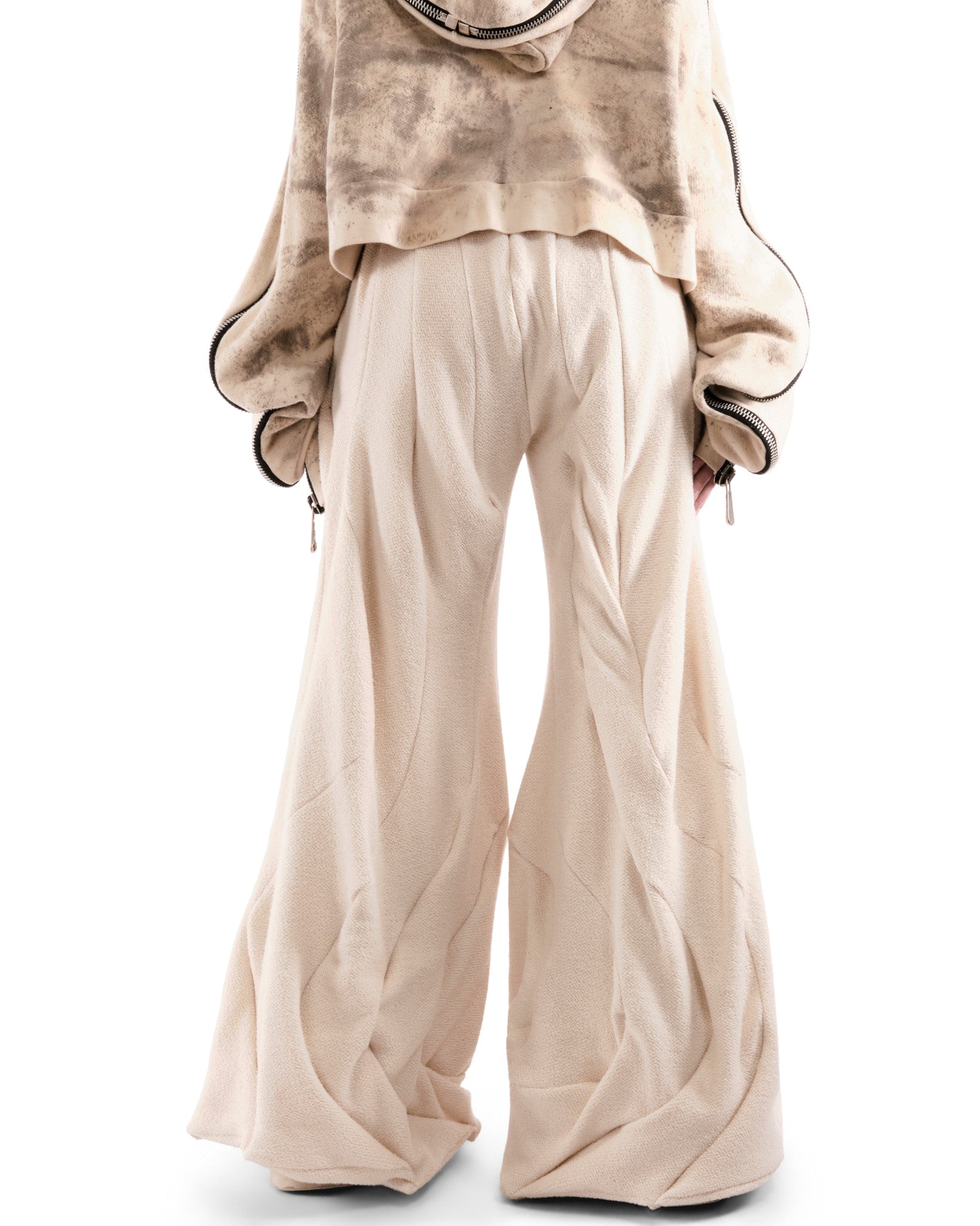 UNDYED REVERSIBLE ANTHURIUM PANTS