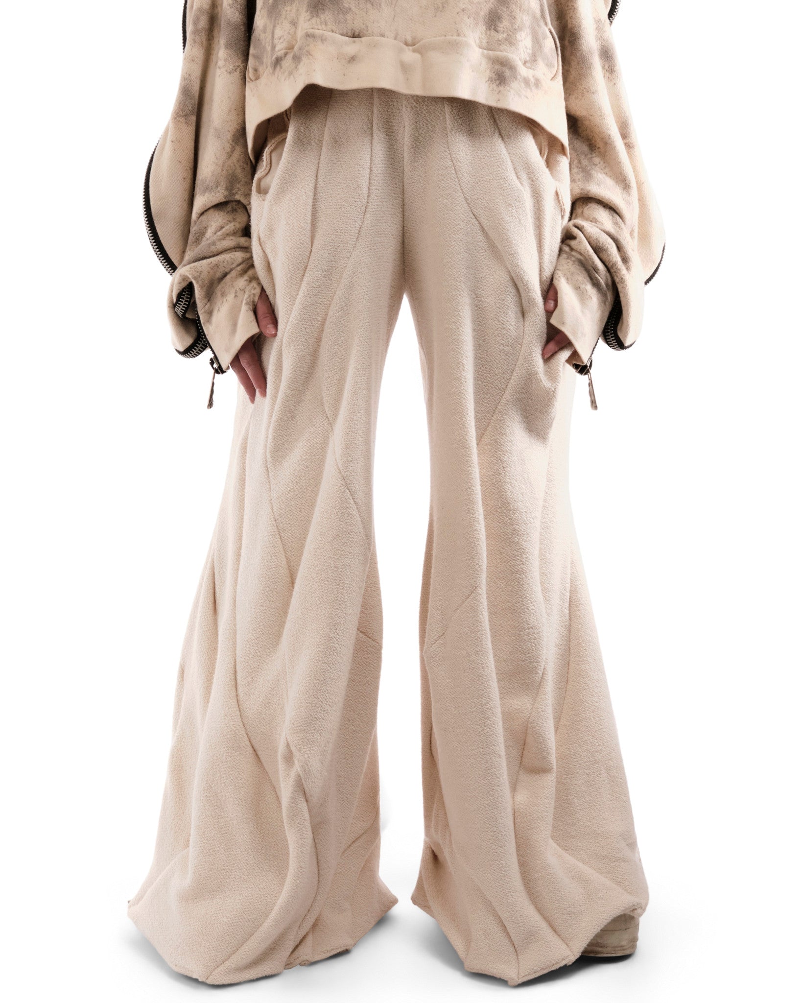 UNDYED REVERSIBLE ANTHURIUM PANTS