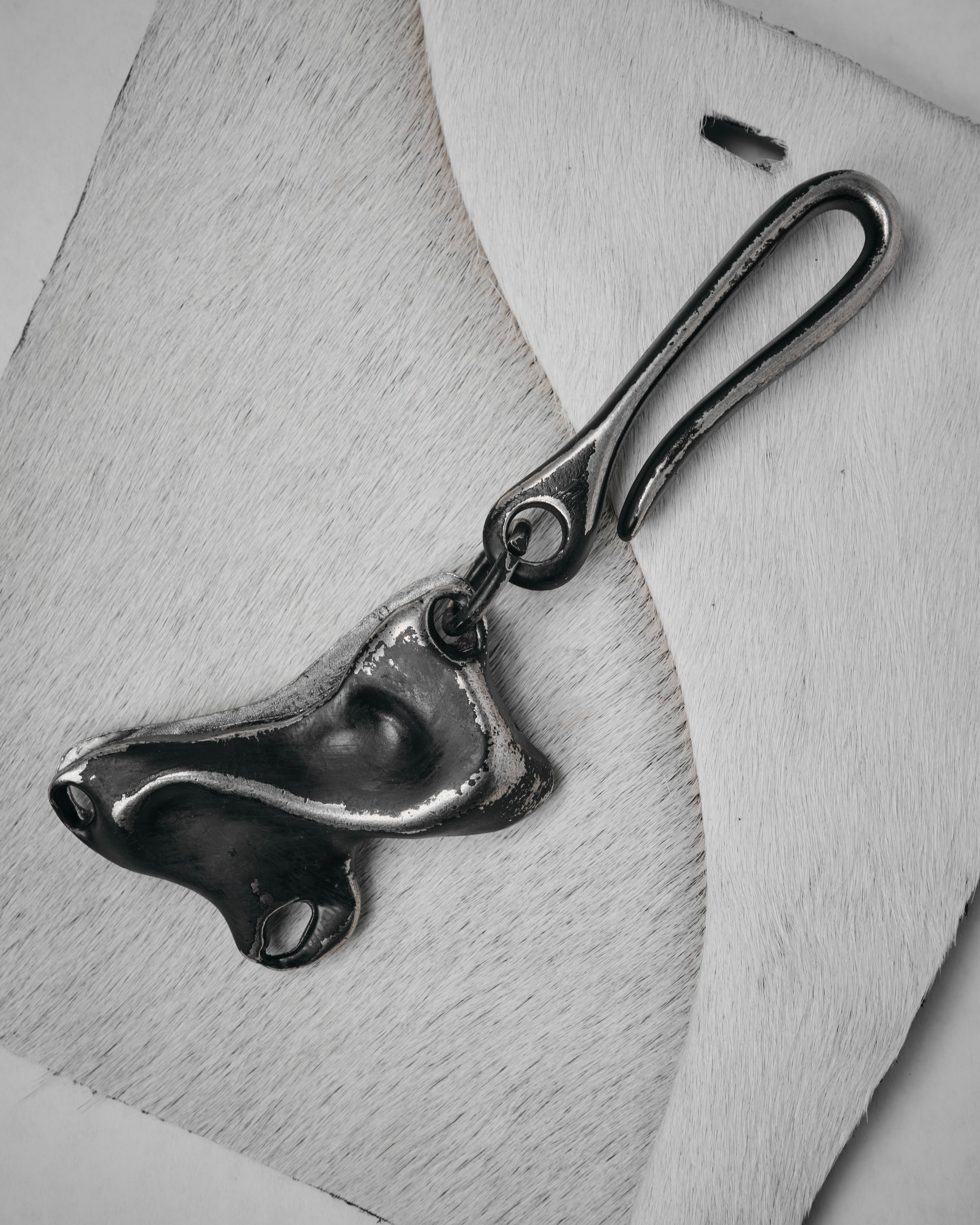 RIPARIUM OBJECT No. 1 - BLACK PAINTED SILVER