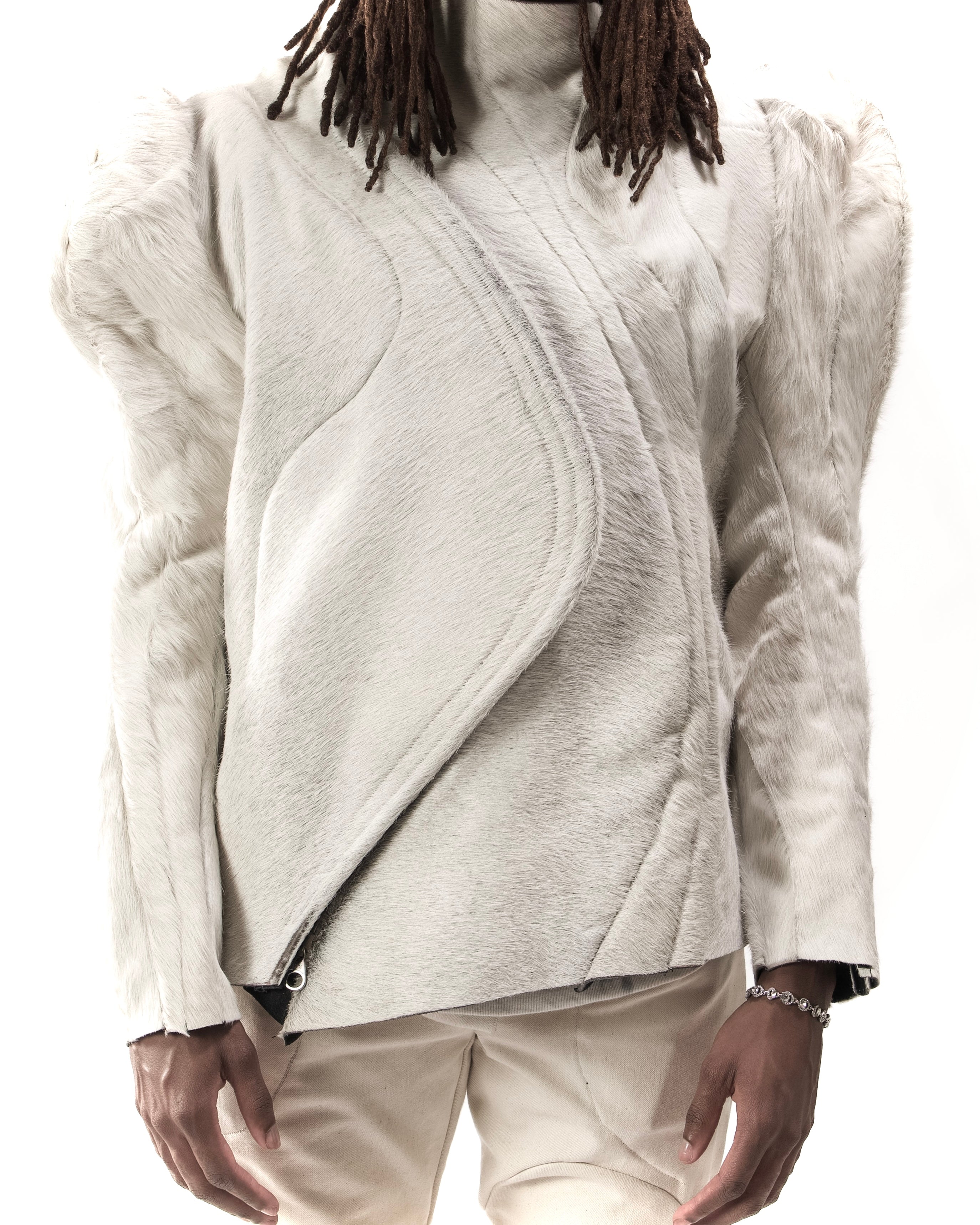 REVERSIBLE CARAPACE LEATHER JACKET