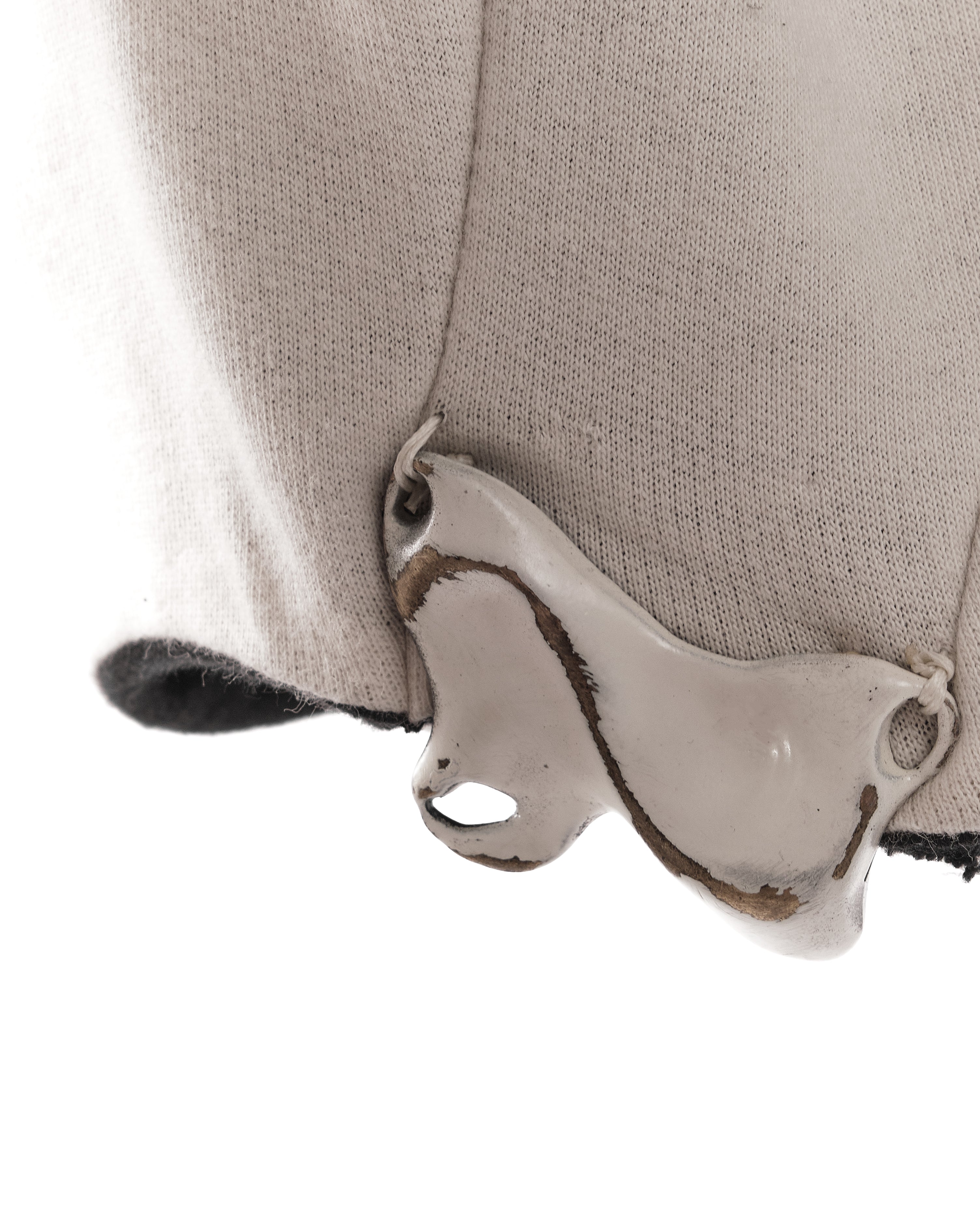 REVERSIBLE ORGANIC SEAMED SWEATER