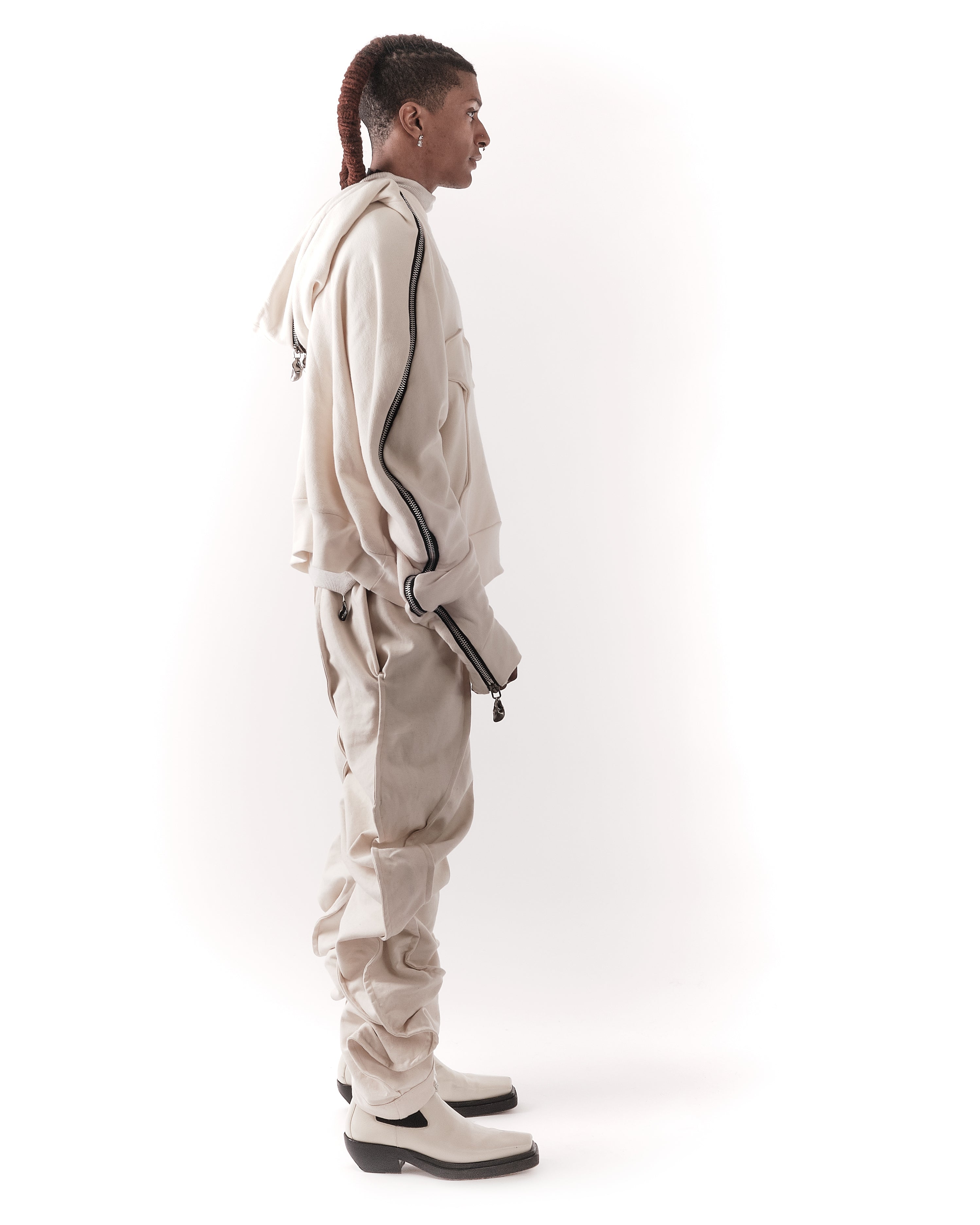 UNDYED METAMORPHIC  BUBBLE HOODIE