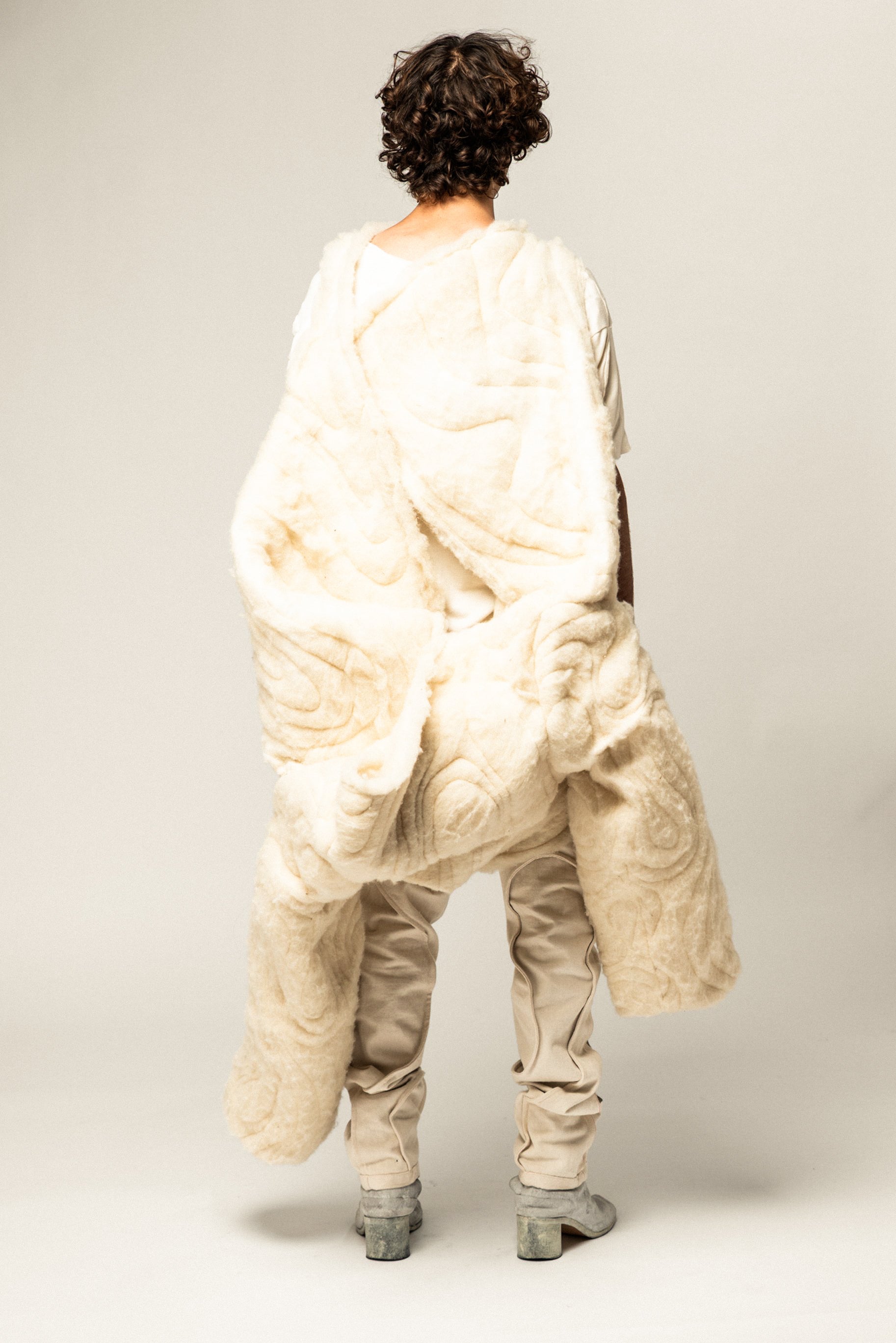 REVERSIBLE ORGANIC QUILTED PUFFER JACKET